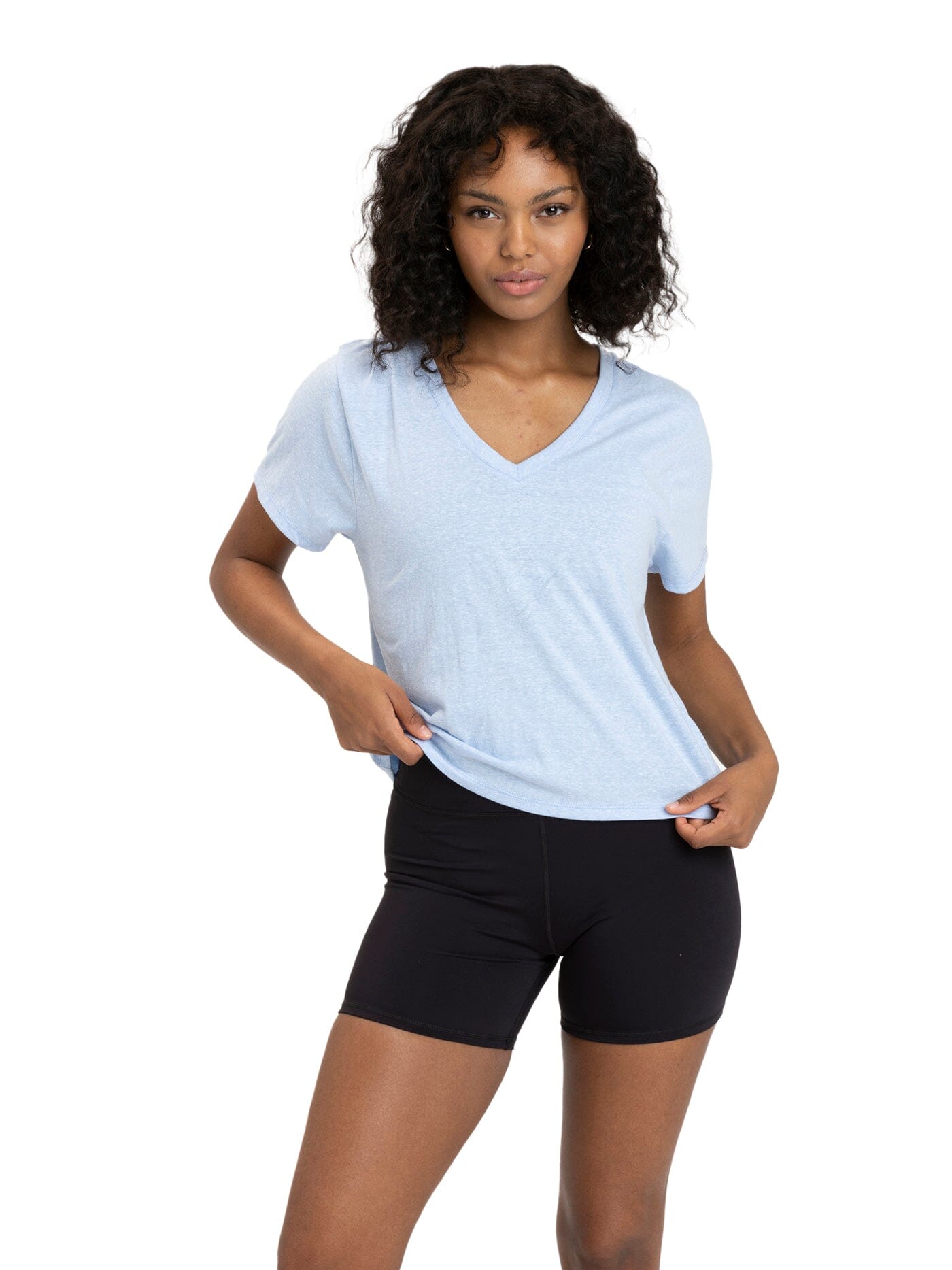 Ada Triblend V-Neck Tee