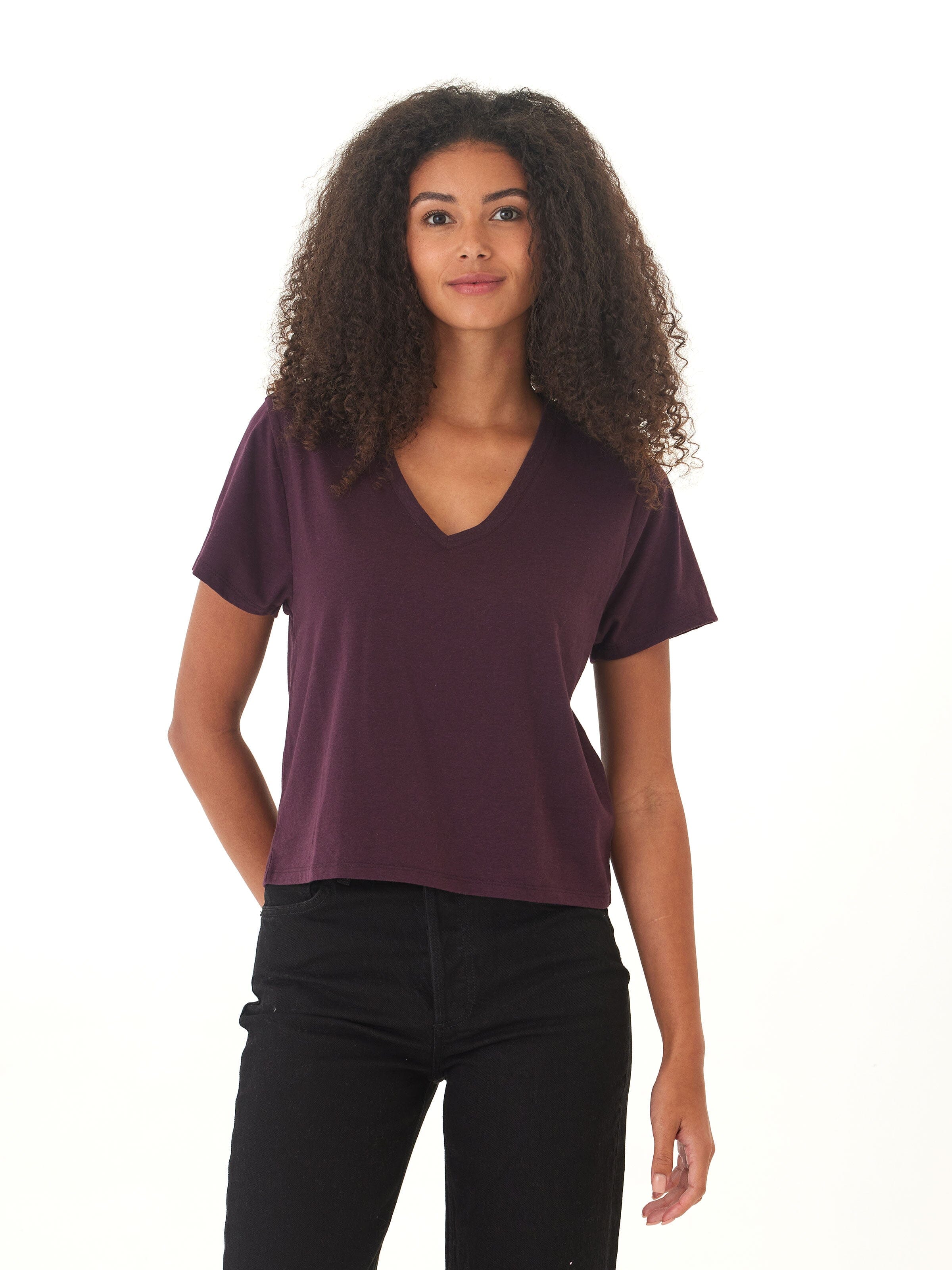 Ada Triblend V-Neck Tee