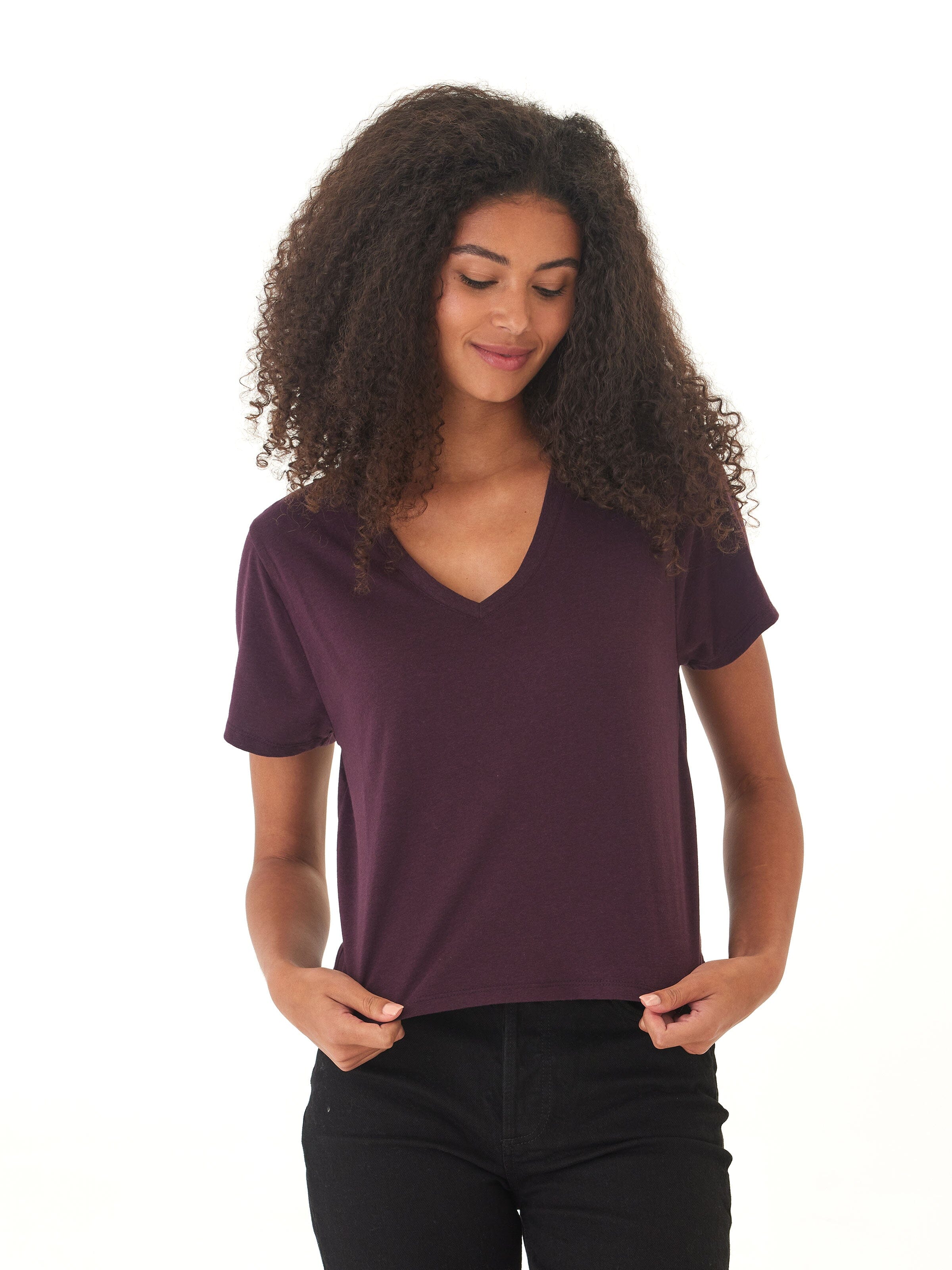 Ada Triblend V-Neck Tee