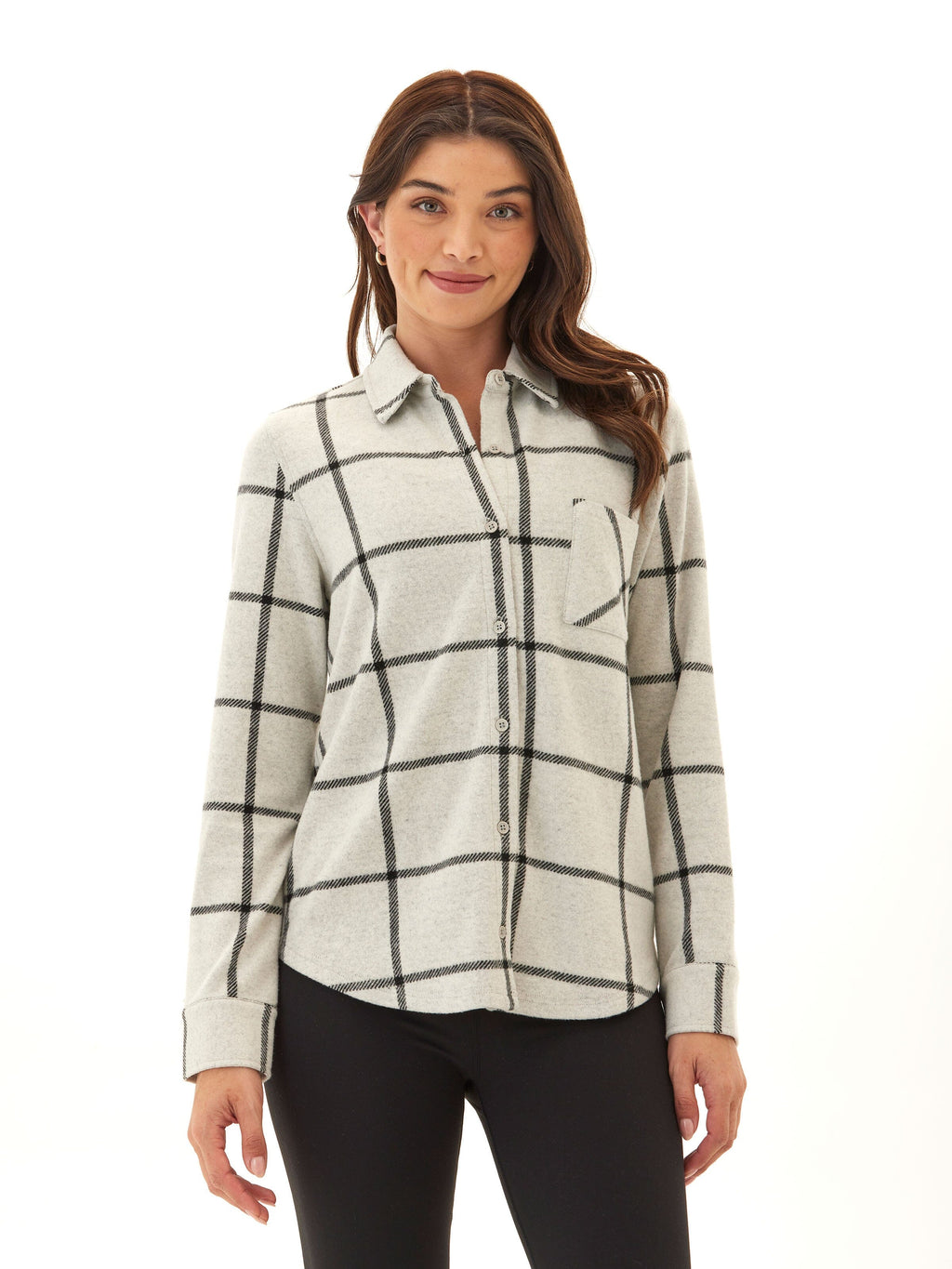 Kandyce Knit Fleece Button-Up