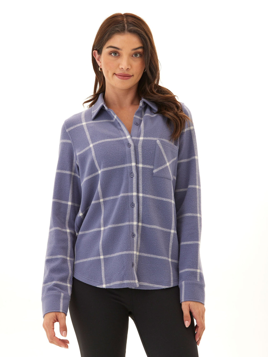 Kandyce Knit Fleece Button-Up