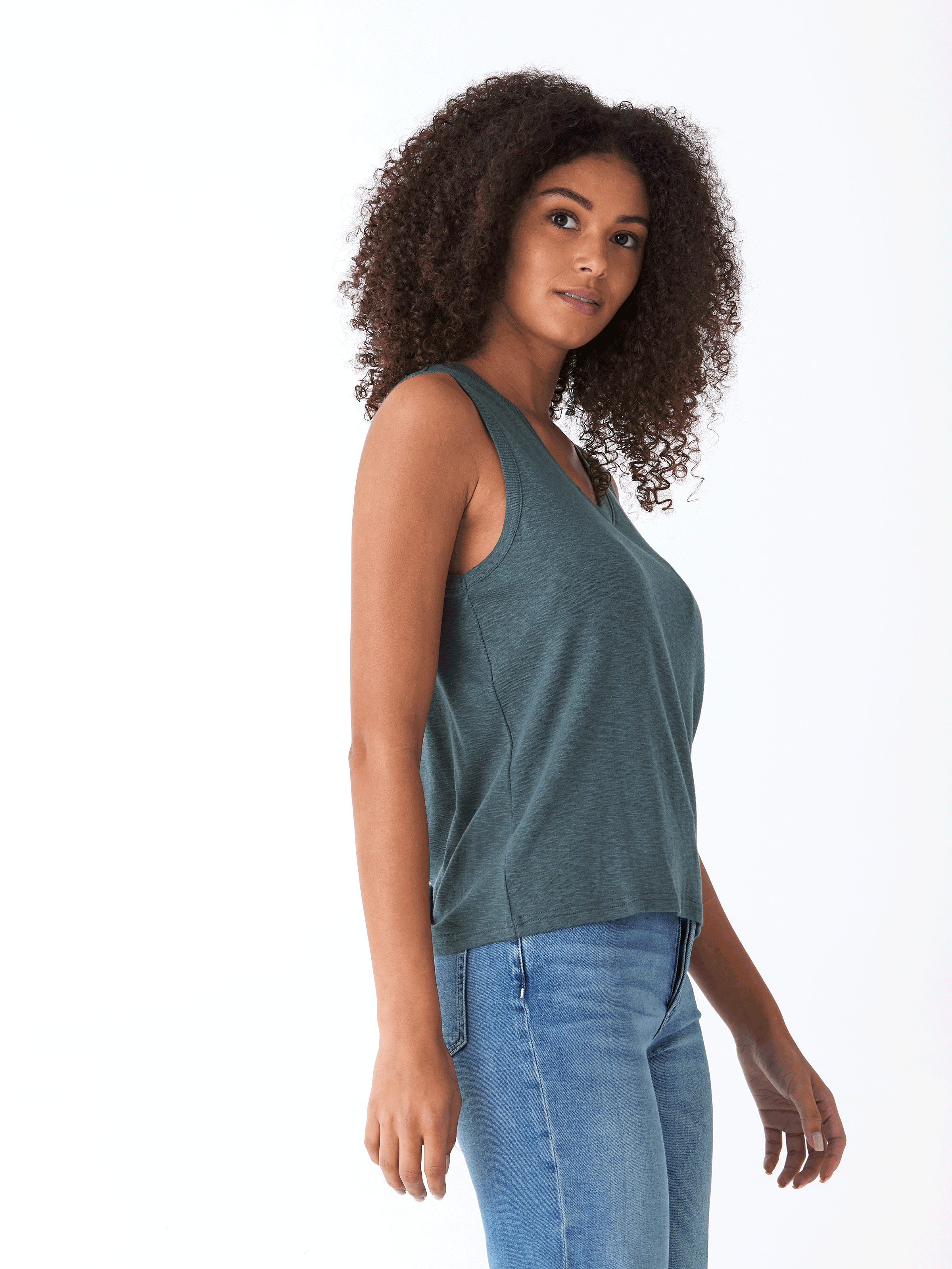 Kinsley Textured Slub Jersey Top