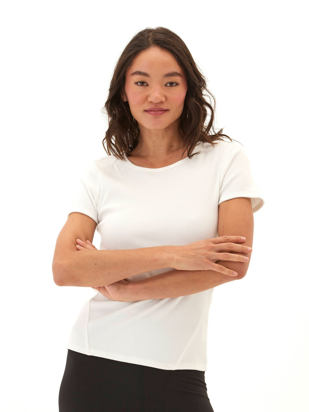 Mariella Heather Luxe Rib Tee