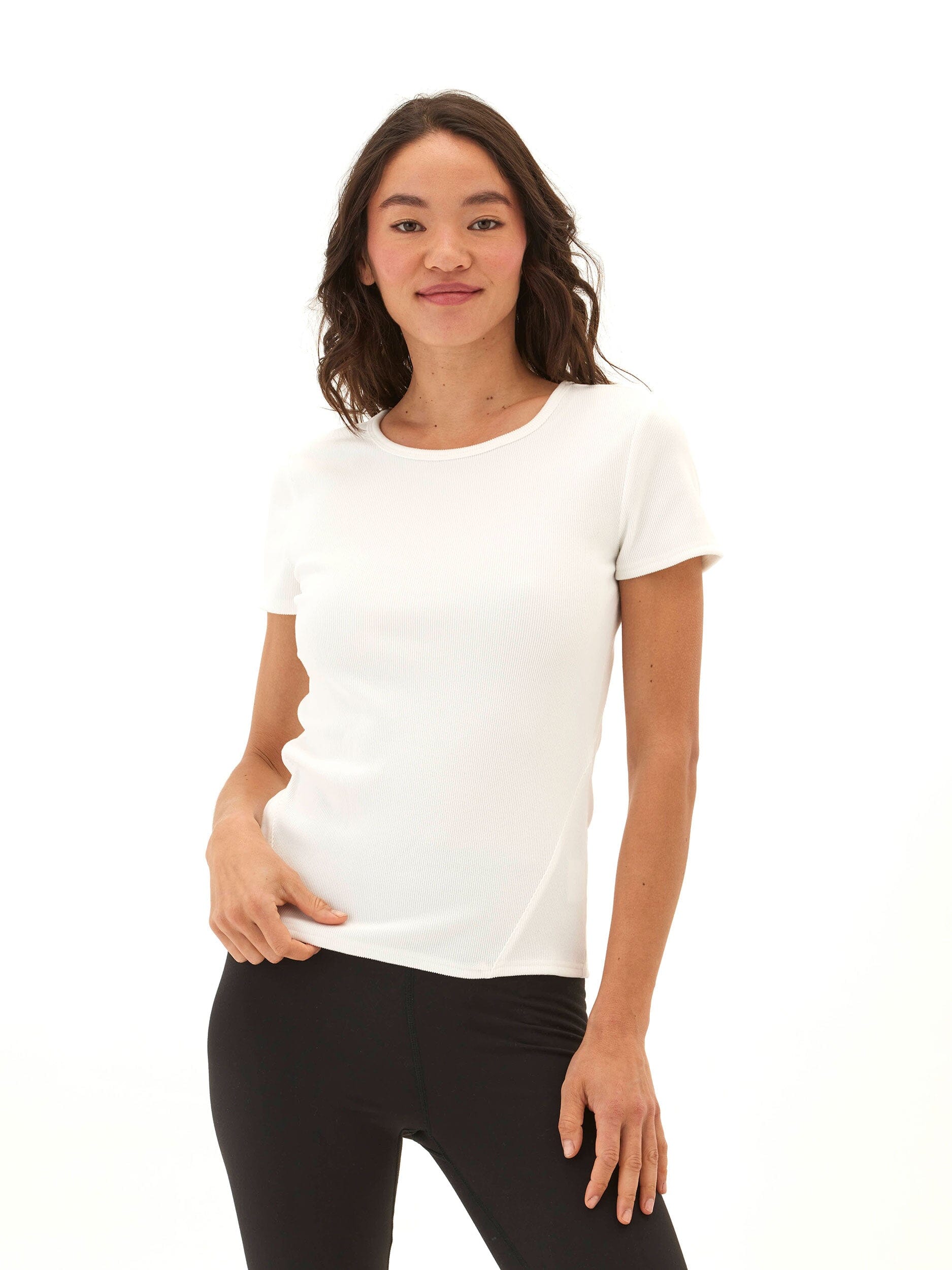 Mariella Heather Luxe Rib Tee