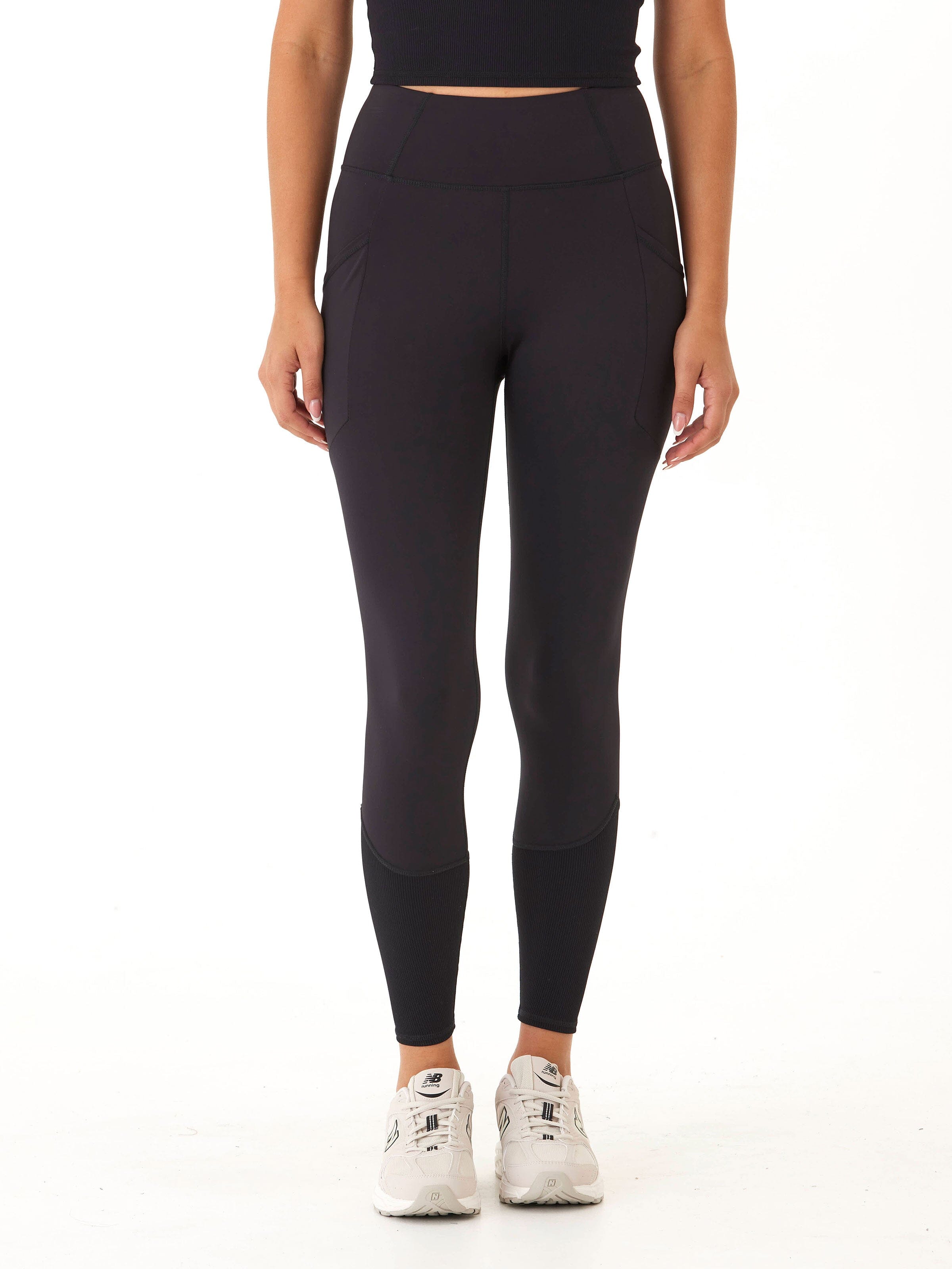 Kirstin High Rise Full Length Rib Mix Legging