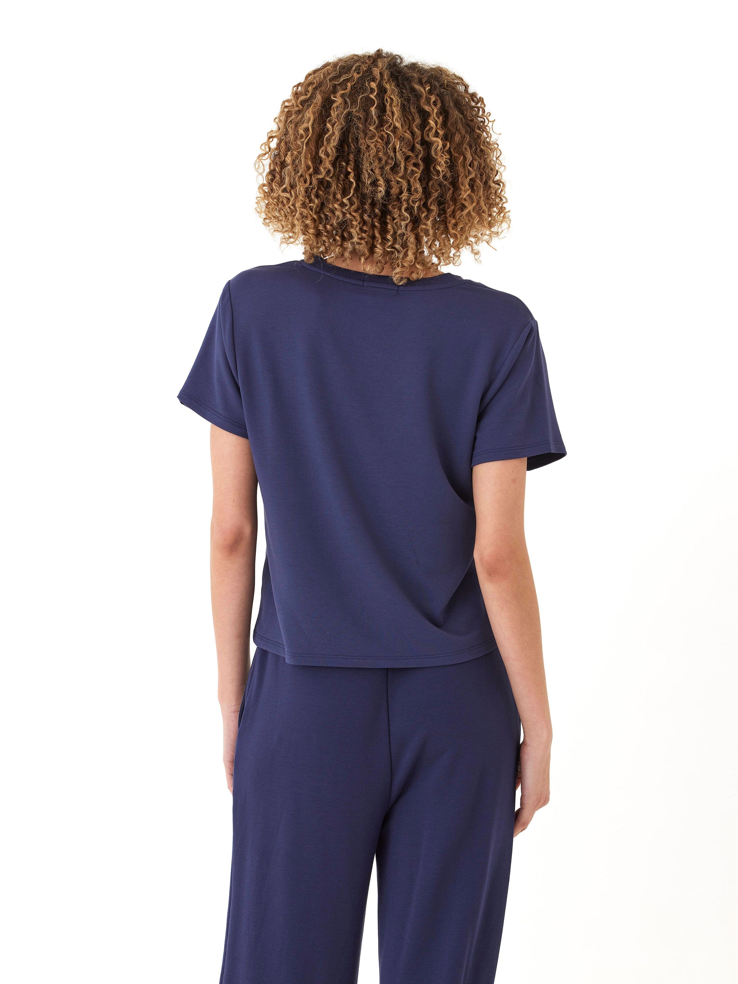 Bettine Modal Terry V-Neck Tee