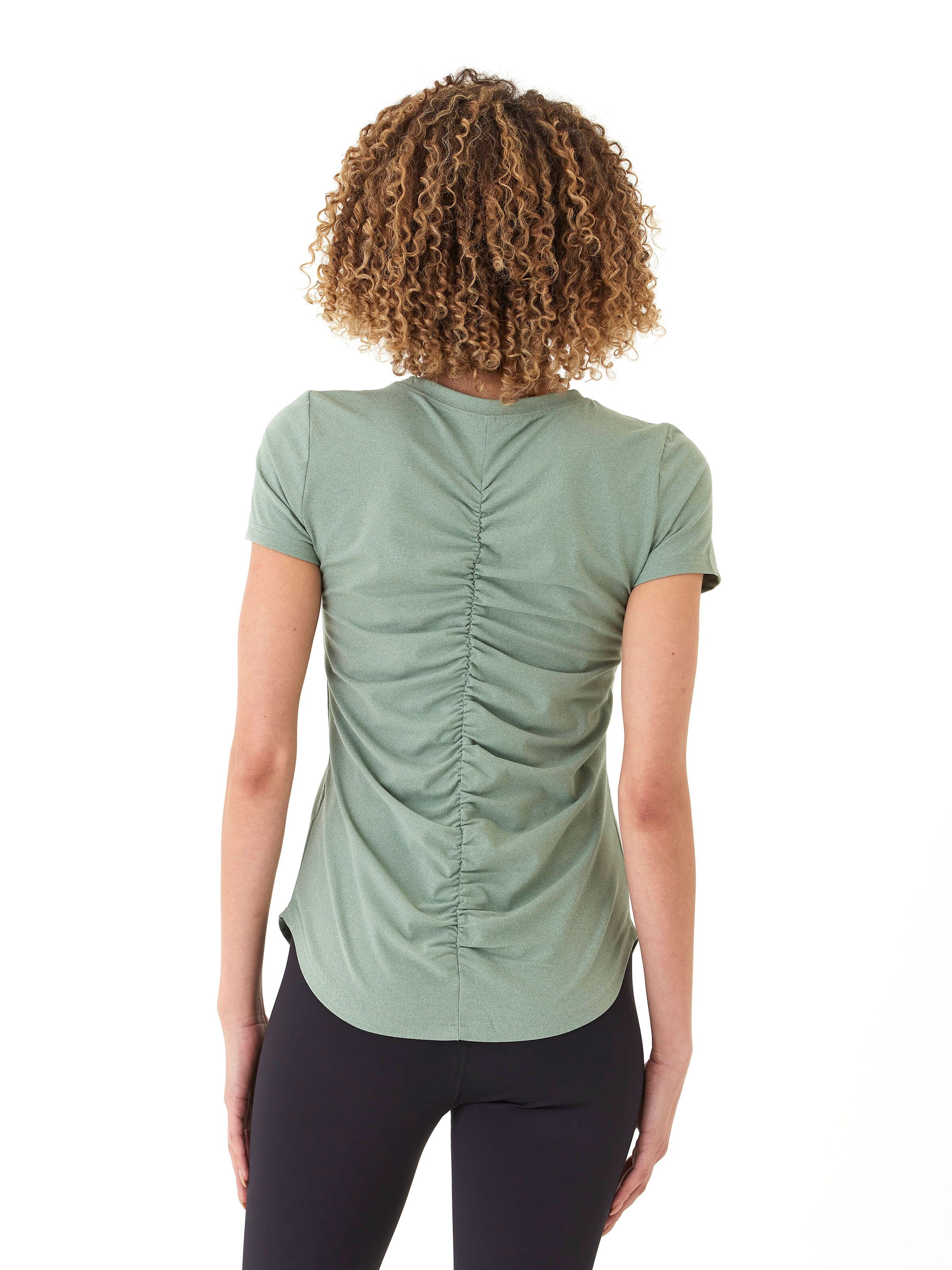Arry Luxe Jersey Ruched Tee
