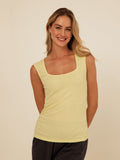 Brynlee Feather Rib Ruched Top
