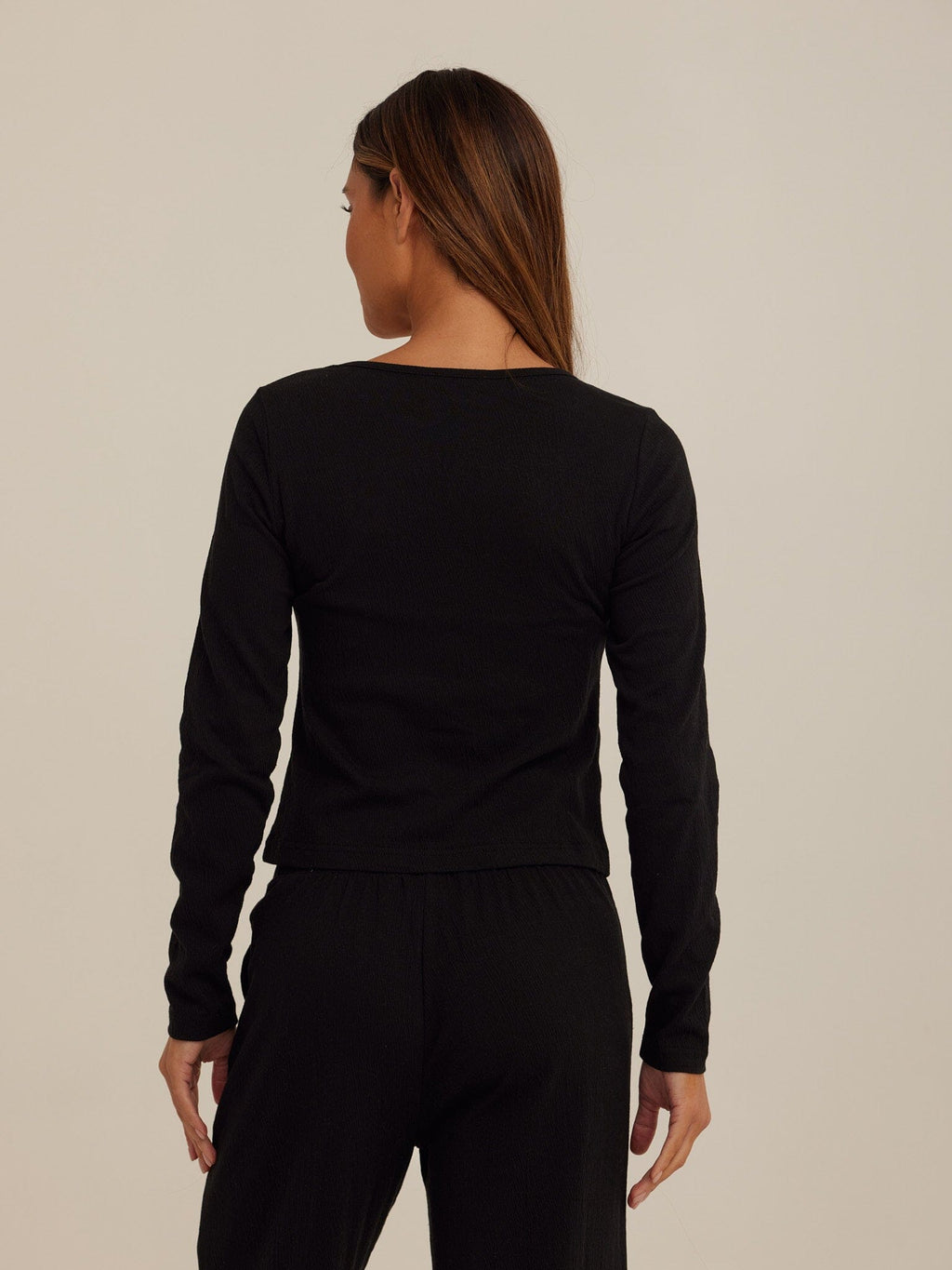 Jamila Smocked Jersey Long Sleeve
