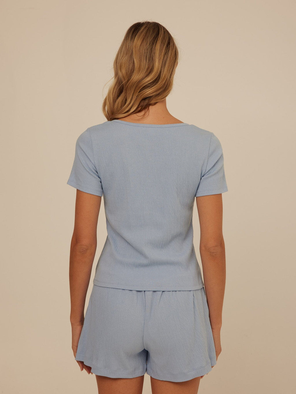 Jamila Smocked Jersey Short Sleeve