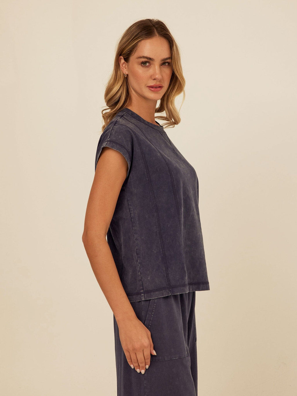Laurie Mineral Wash Eco Jersey Tee