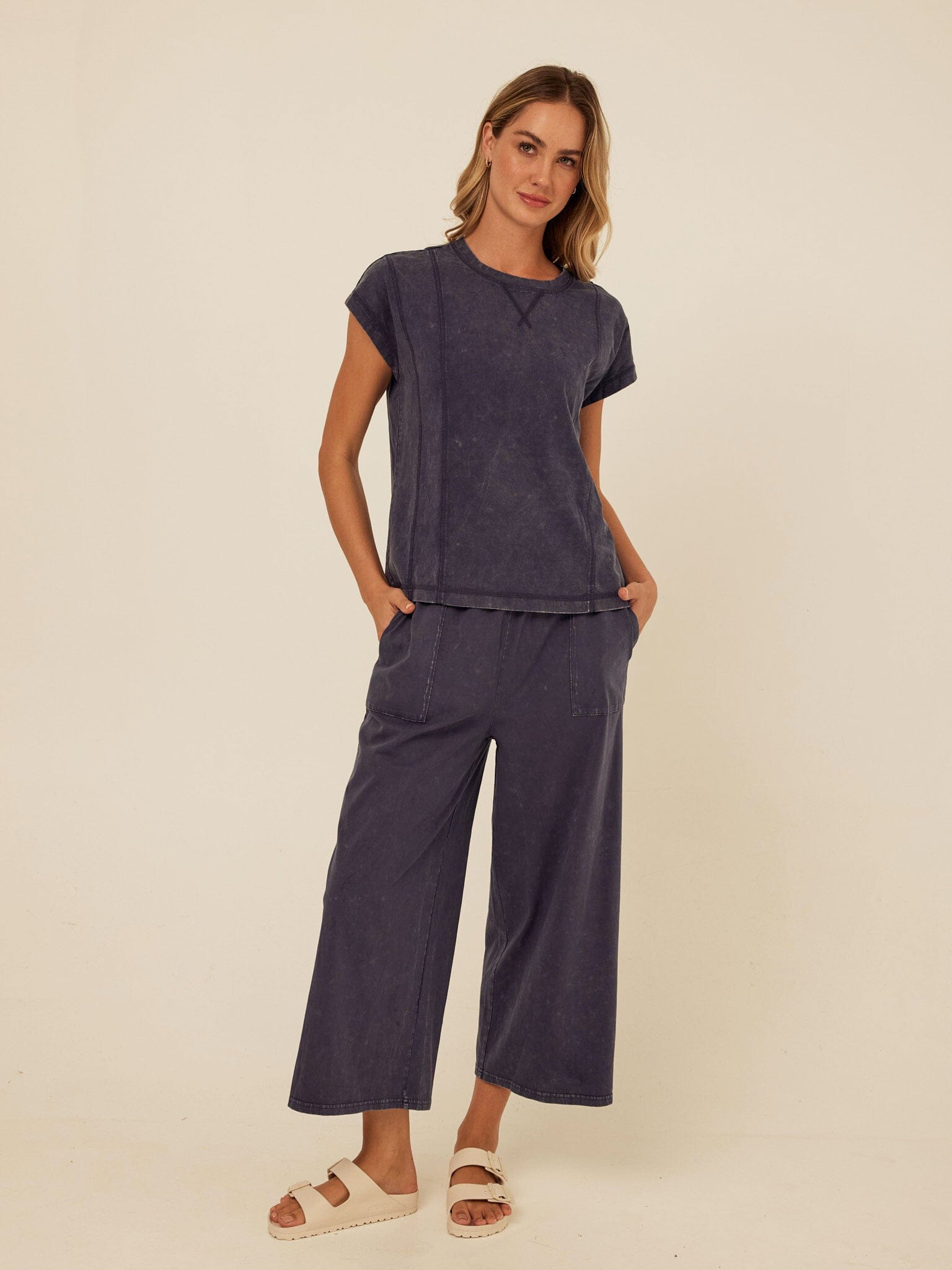 Laurie Mineral Wash Eco Jersey Tee