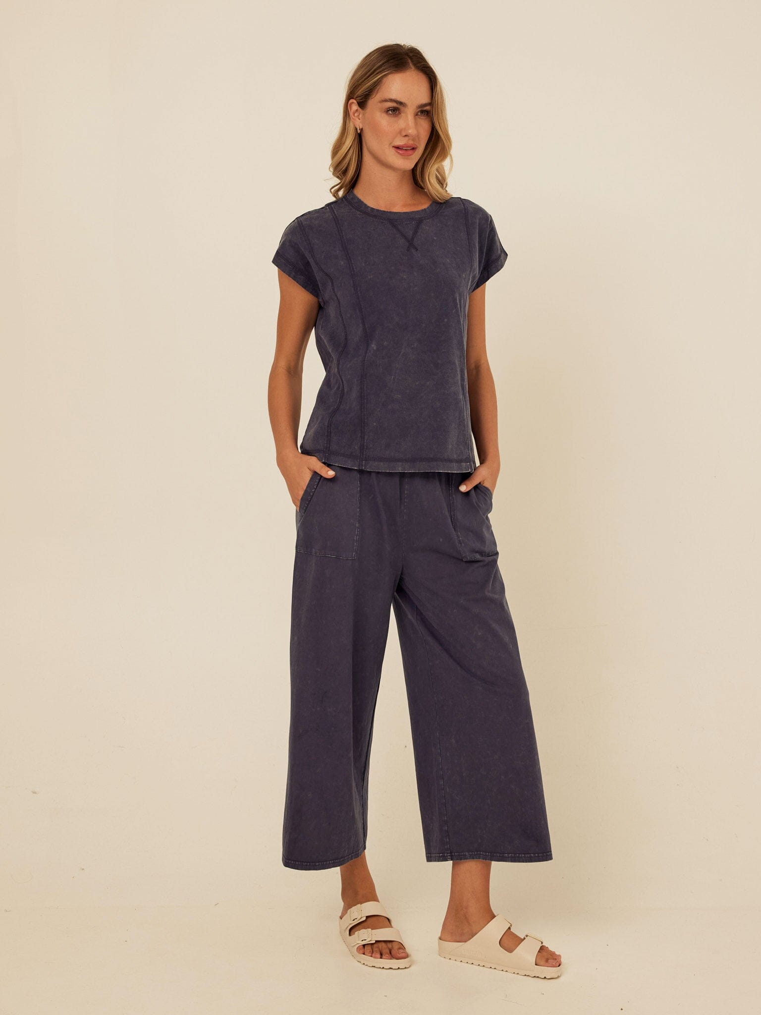 Laurie Mineral Wash Eco Jersey Tee