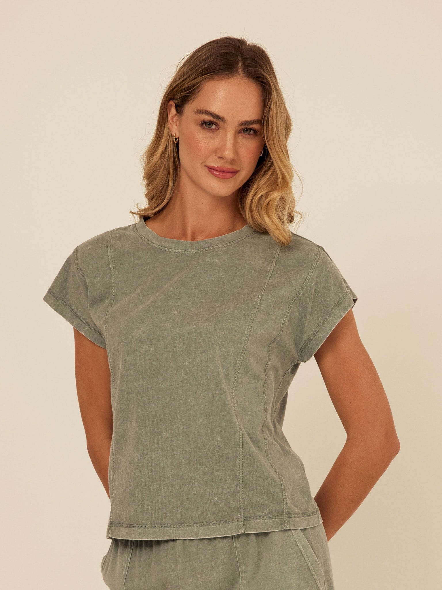Laurie Mineral Wash Eco Jersey Tee