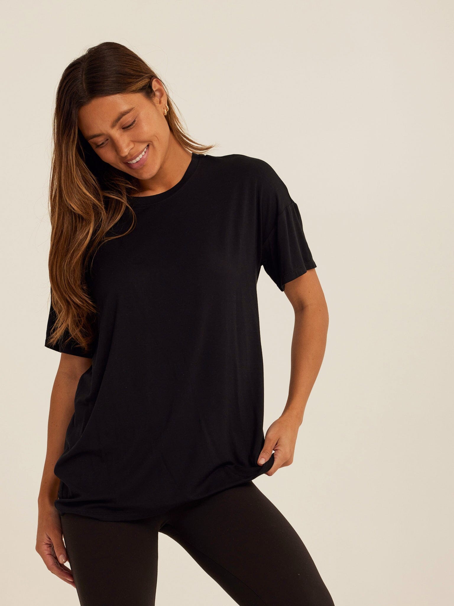 Andie Tencel Jersey Relaxed Tee
