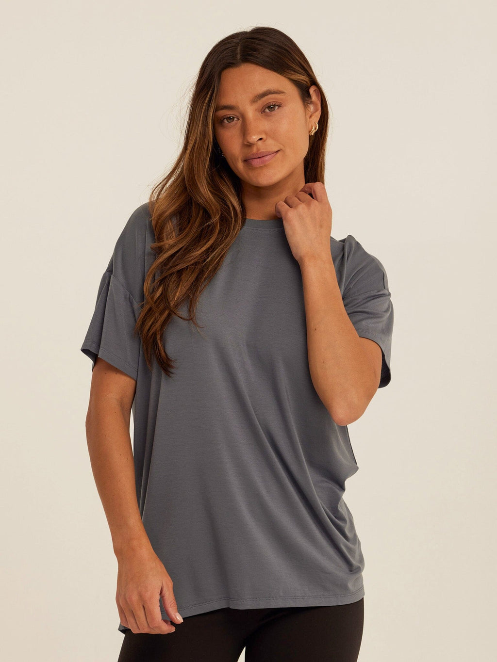 Andie Tencel Jersey Relaxed Tee