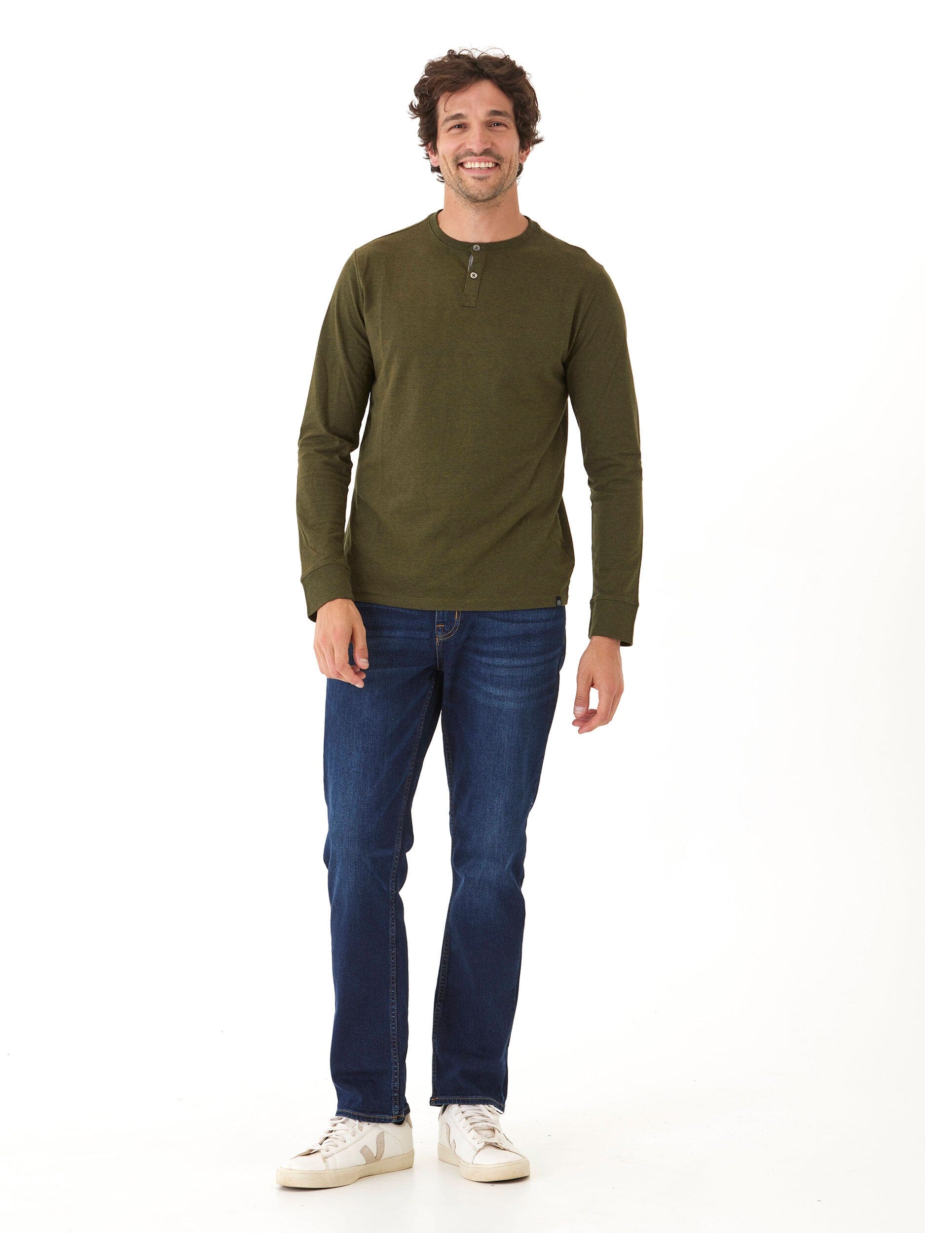 Baseline Long Sleeve Triblend Henley