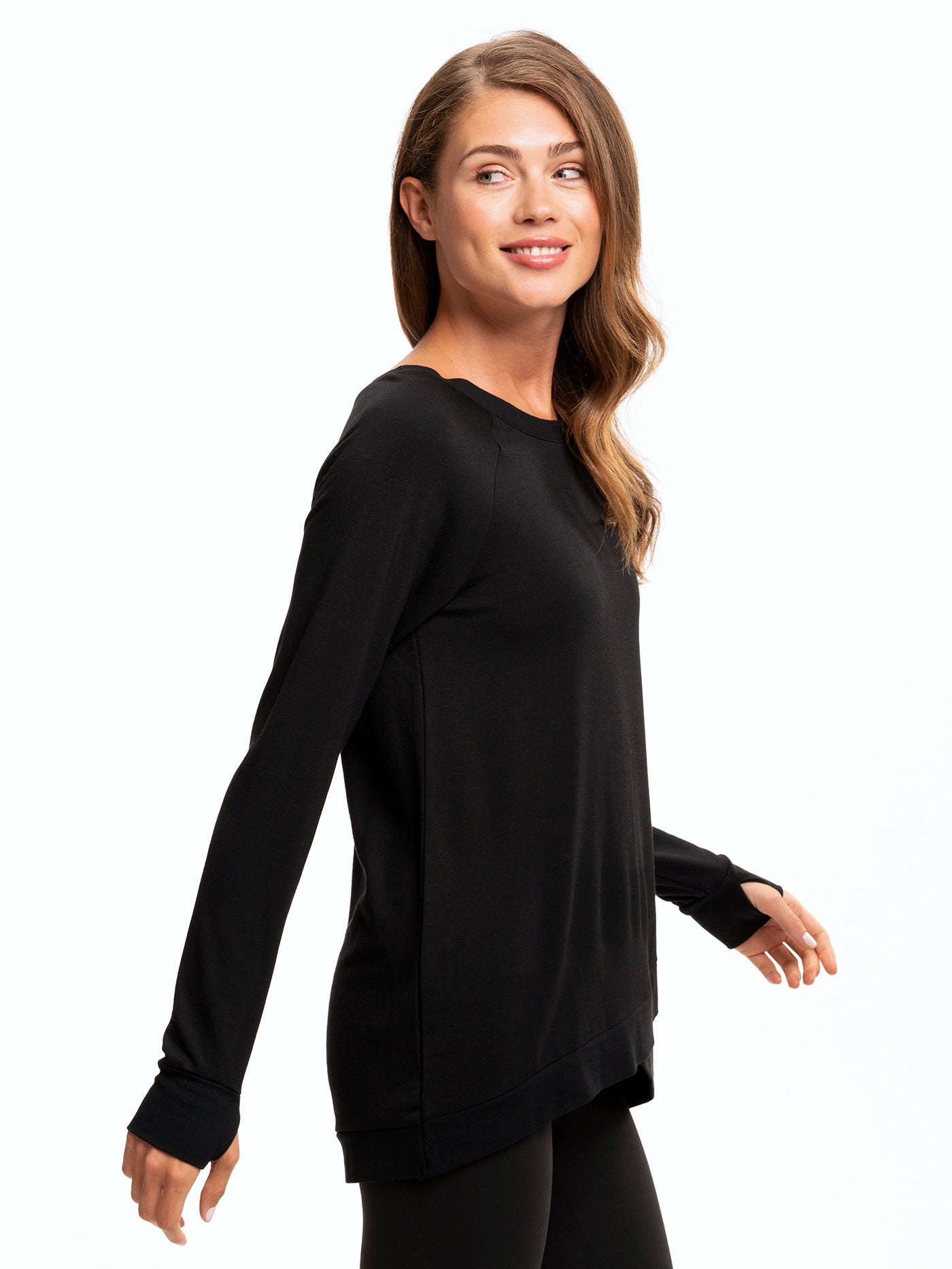 Leanna Feather Fleece Tunic
