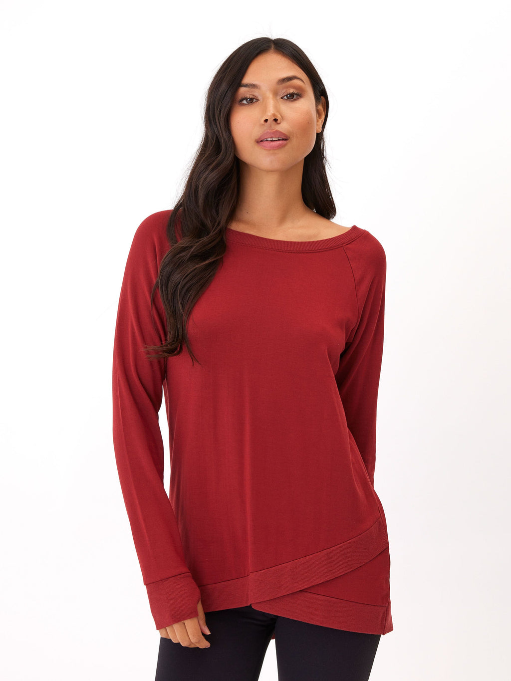 Leanna Feather Fleece Tunic