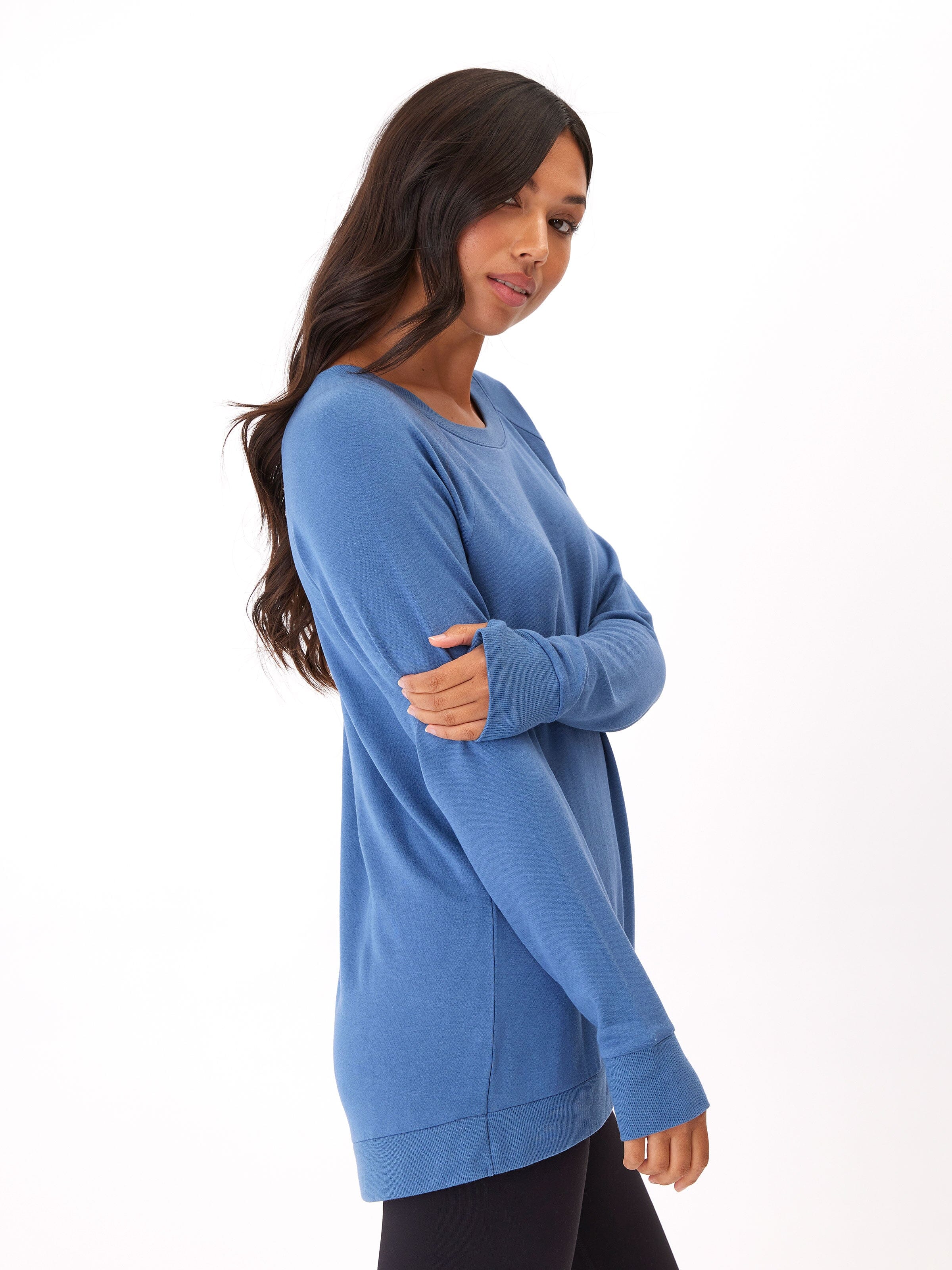 Leanna Feather Fleece Tunic