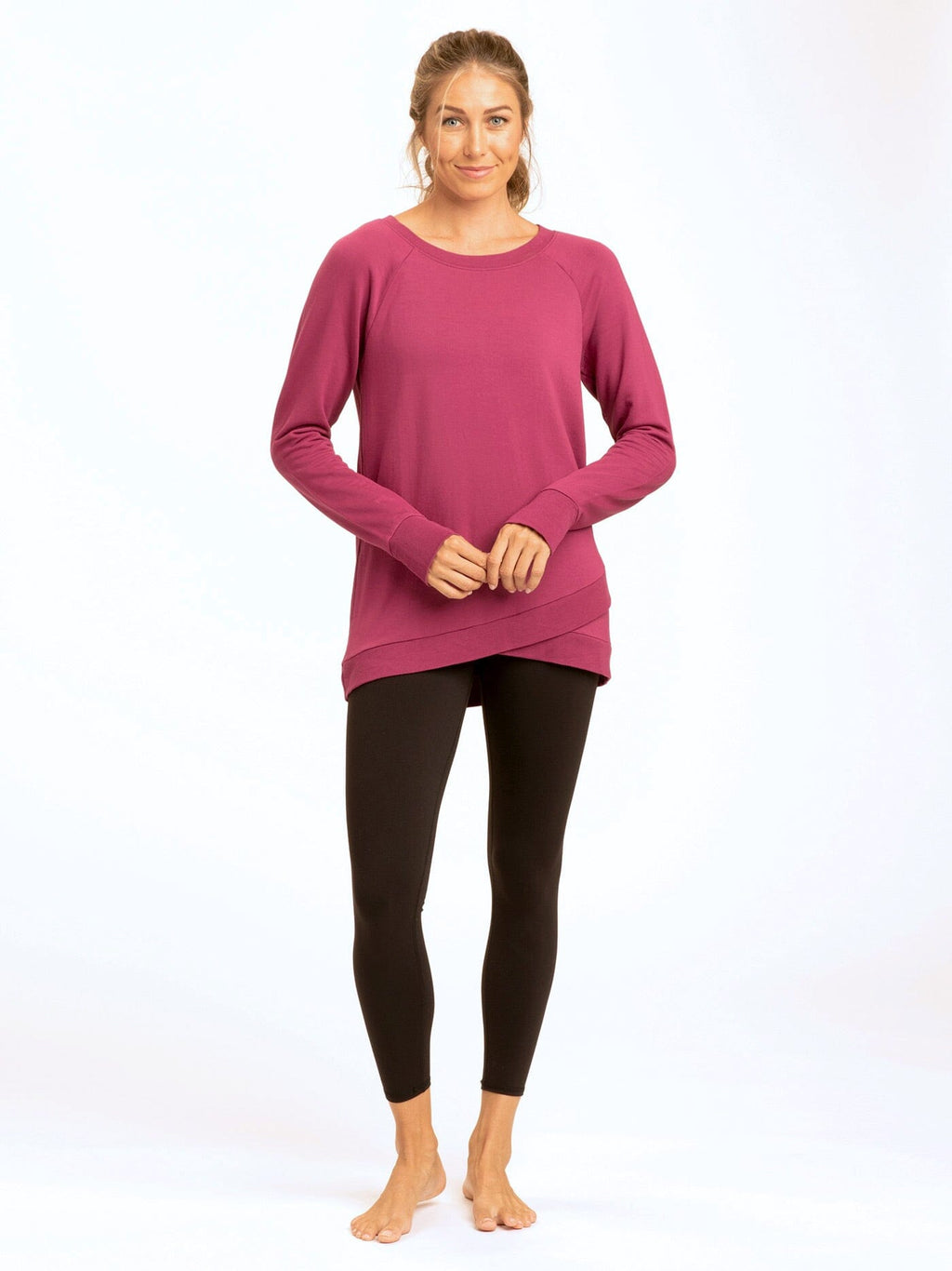 Leanna Feather Fleece Tunic