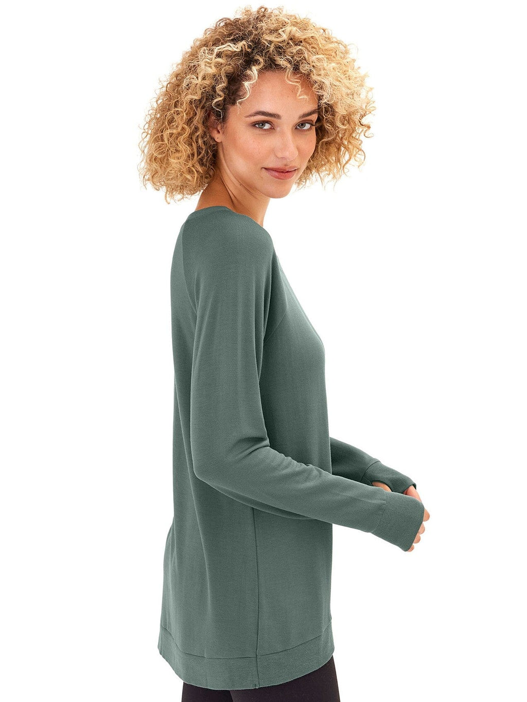 Leanna Feather Fleece Tunic