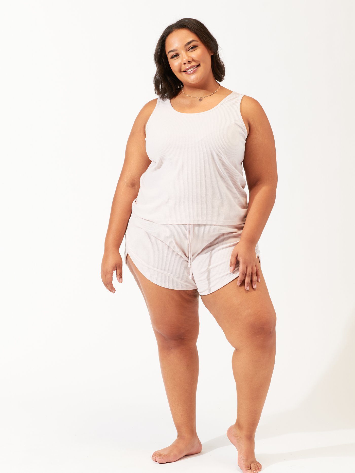 Mariana Dolphin Hem Rib Short