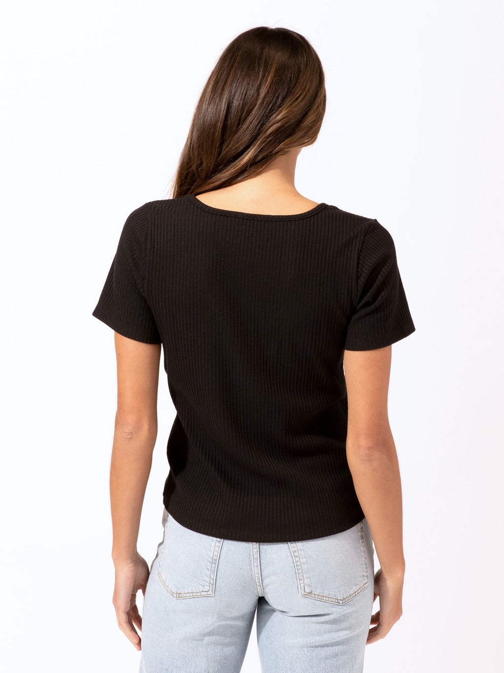 Lauryn Button-Front Tee