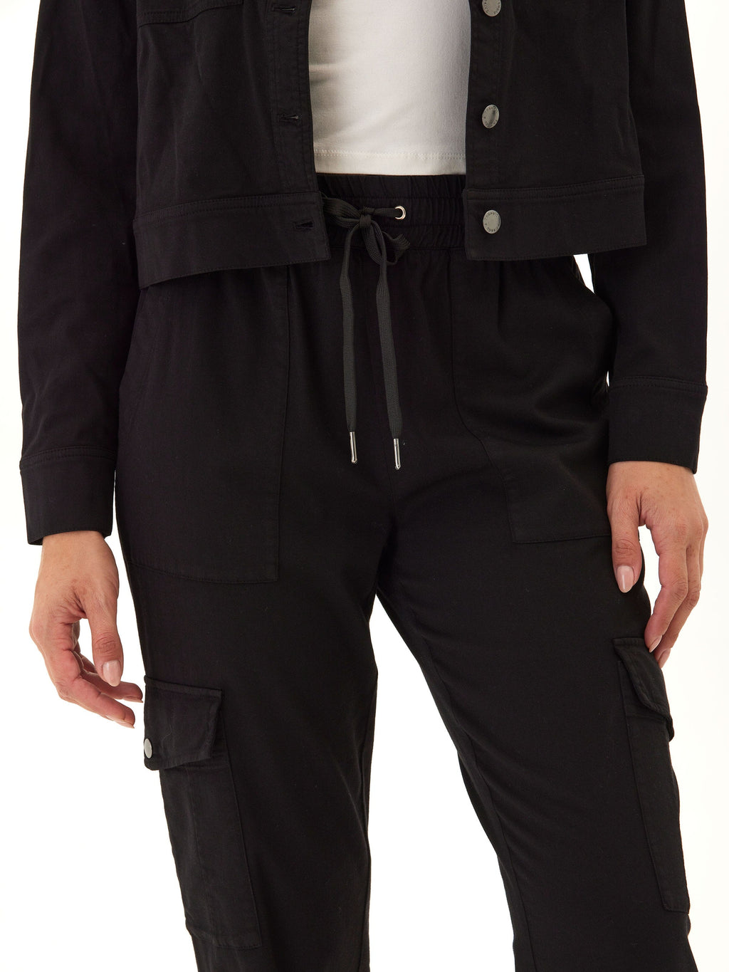 Delilah Stretch Twill Cargo Jogger 27"