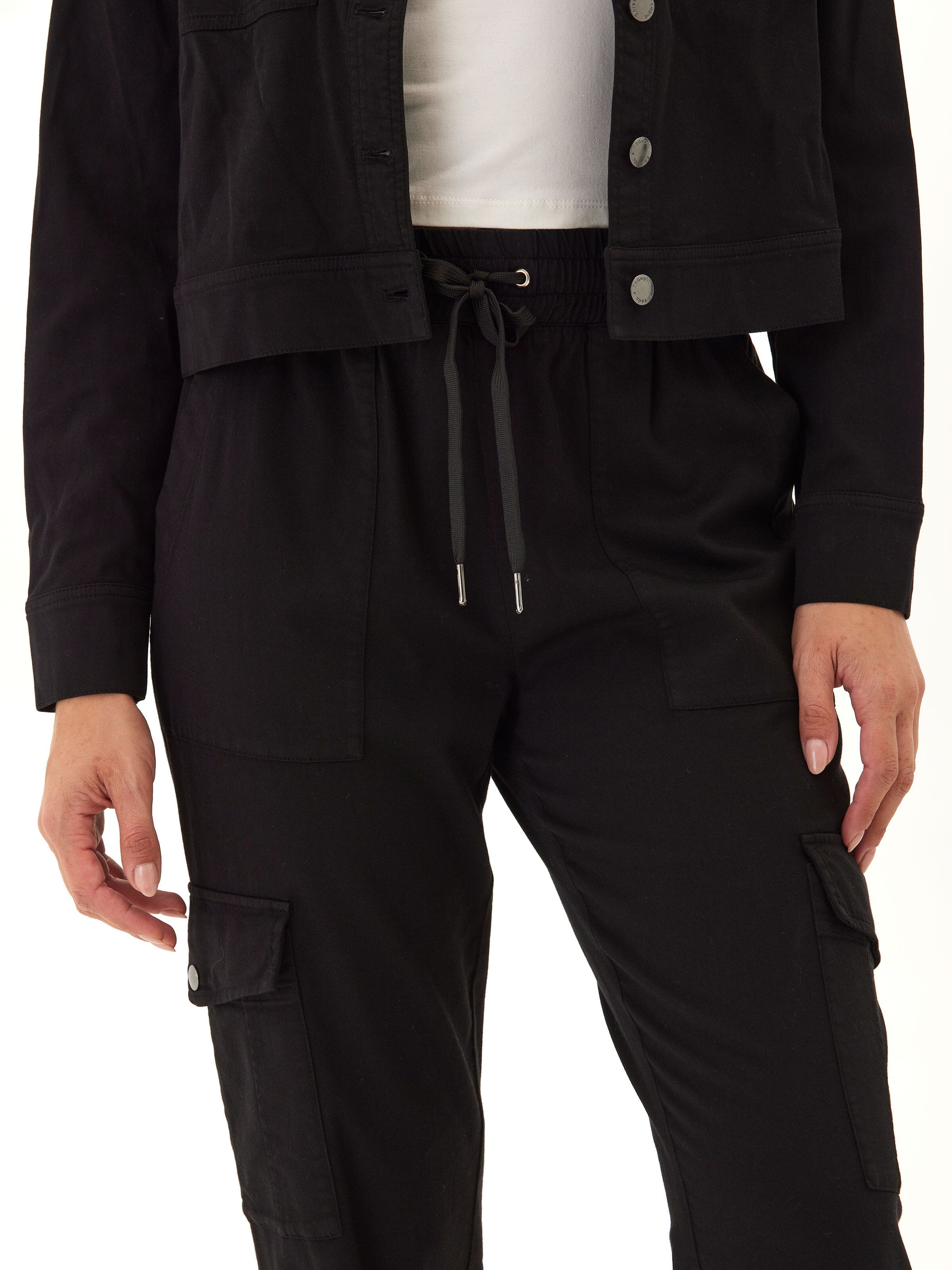 Delilah Stretch Twill Cargo Jogger 27"