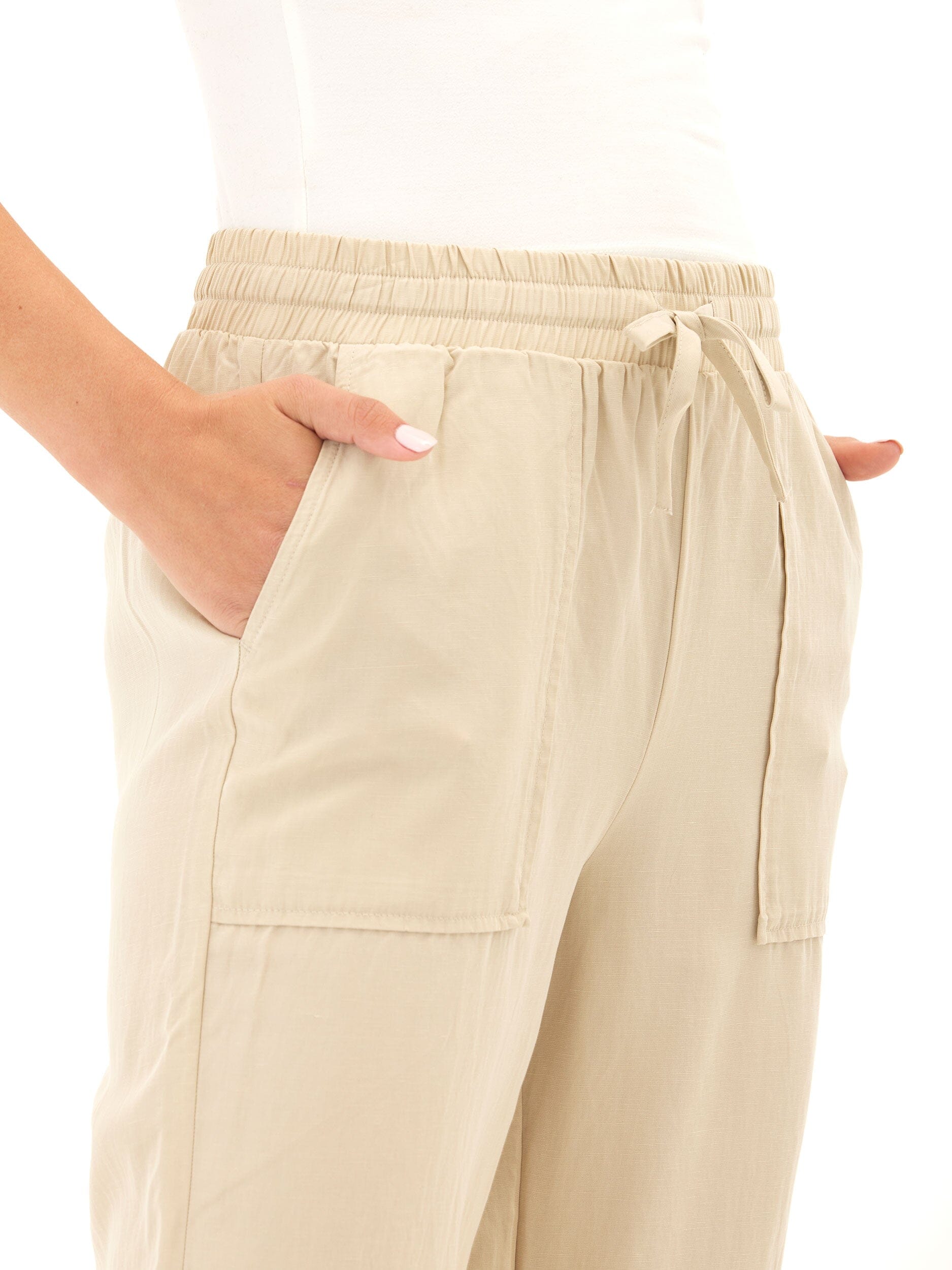 Hannah Breezy Linen Pant