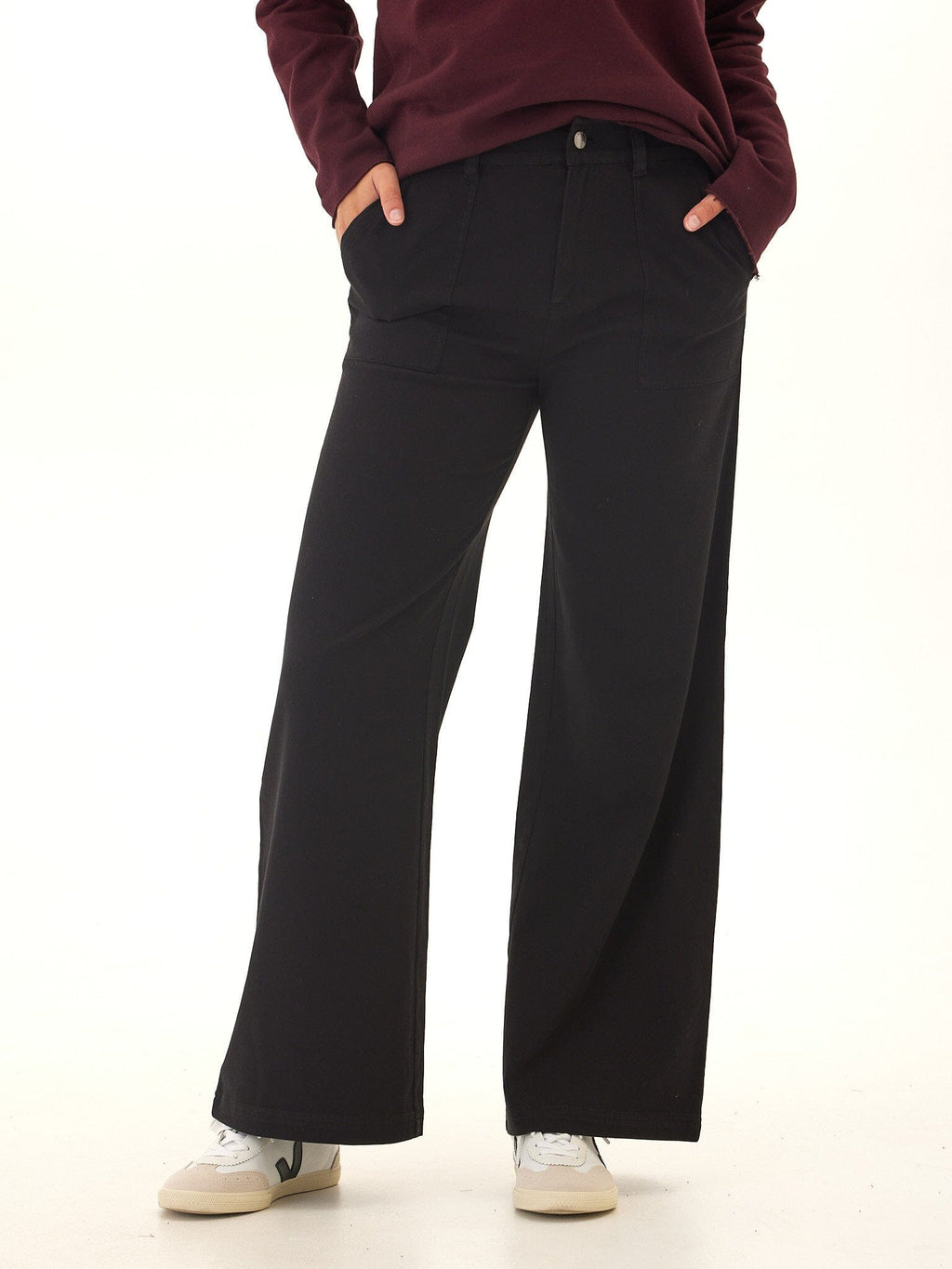 Pamela Stretch Twill Wide Leg Pant