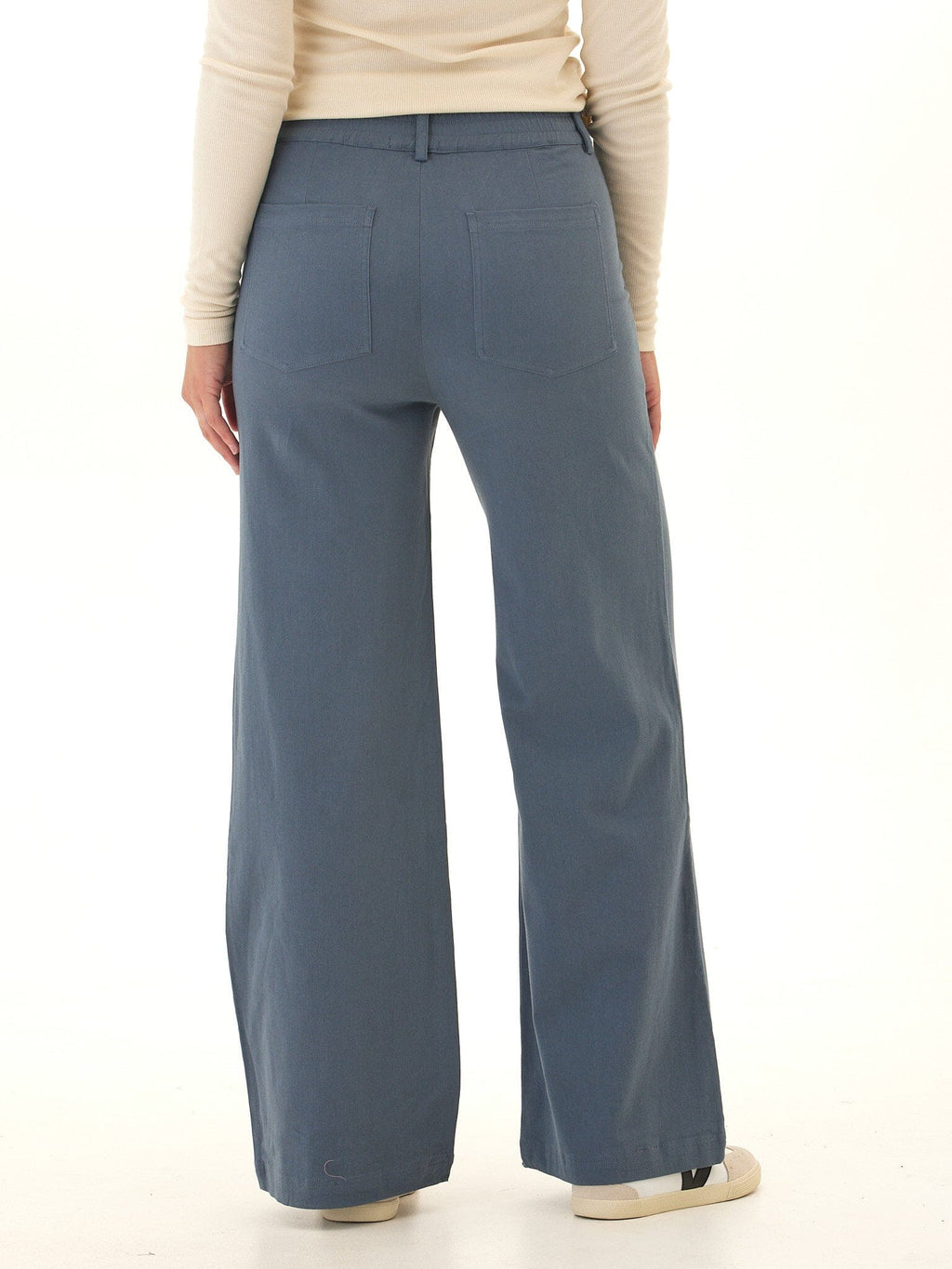 Pamela Stretch Twill Wide Leg Pant