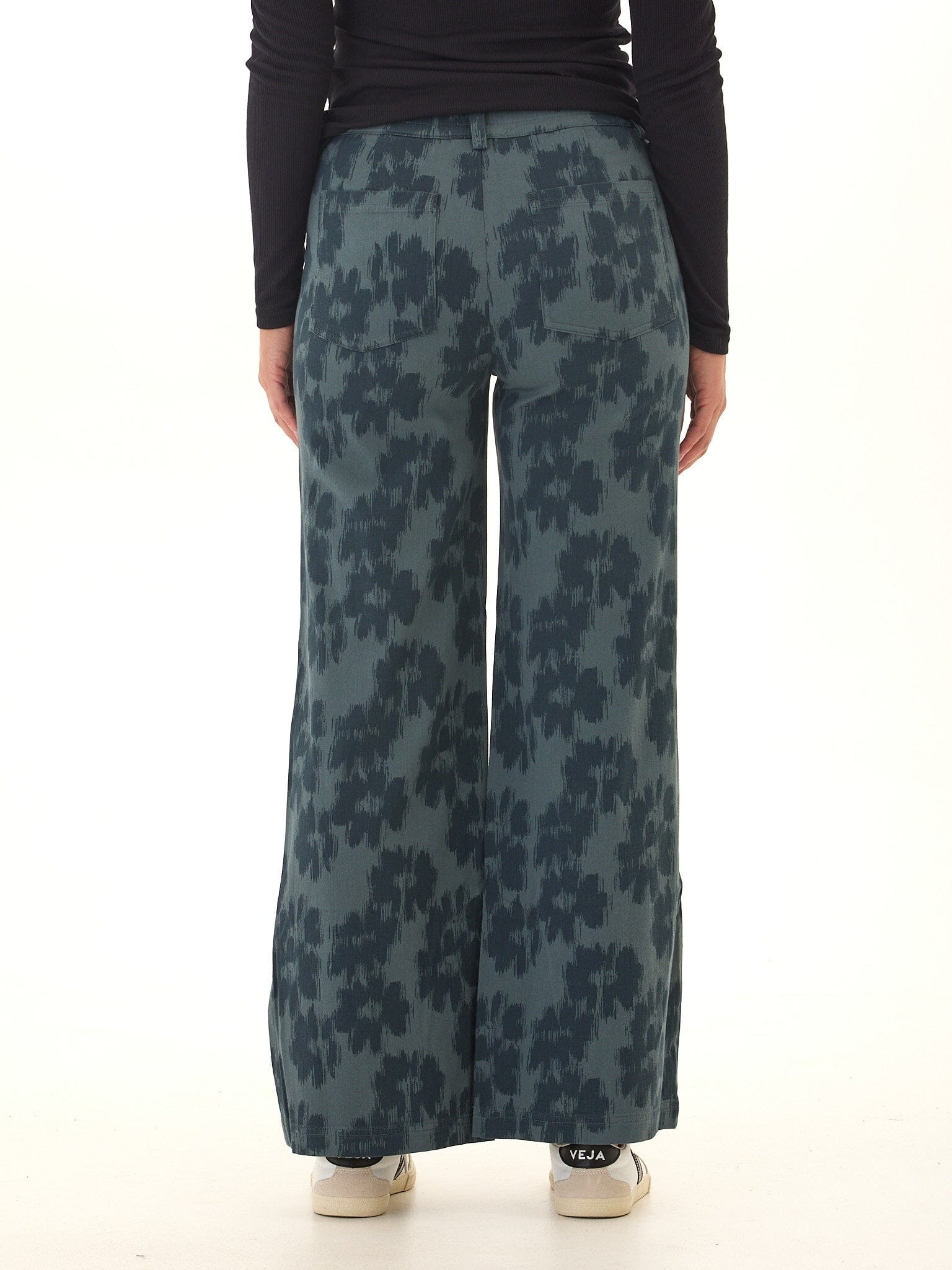 Pamela Stretch Twill Wide Leg Pant