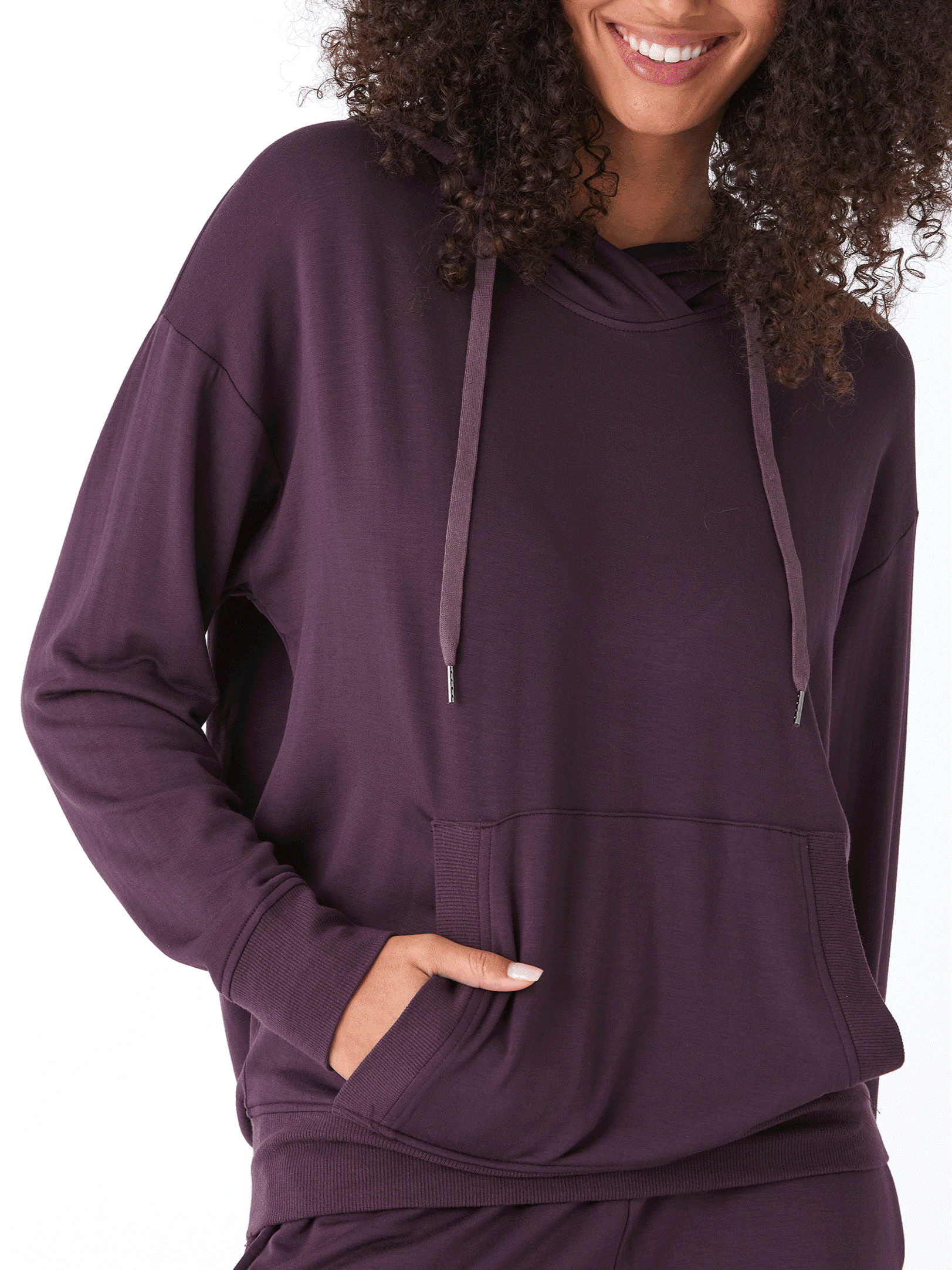 Madge Feather Fleece Pullover Hoodie