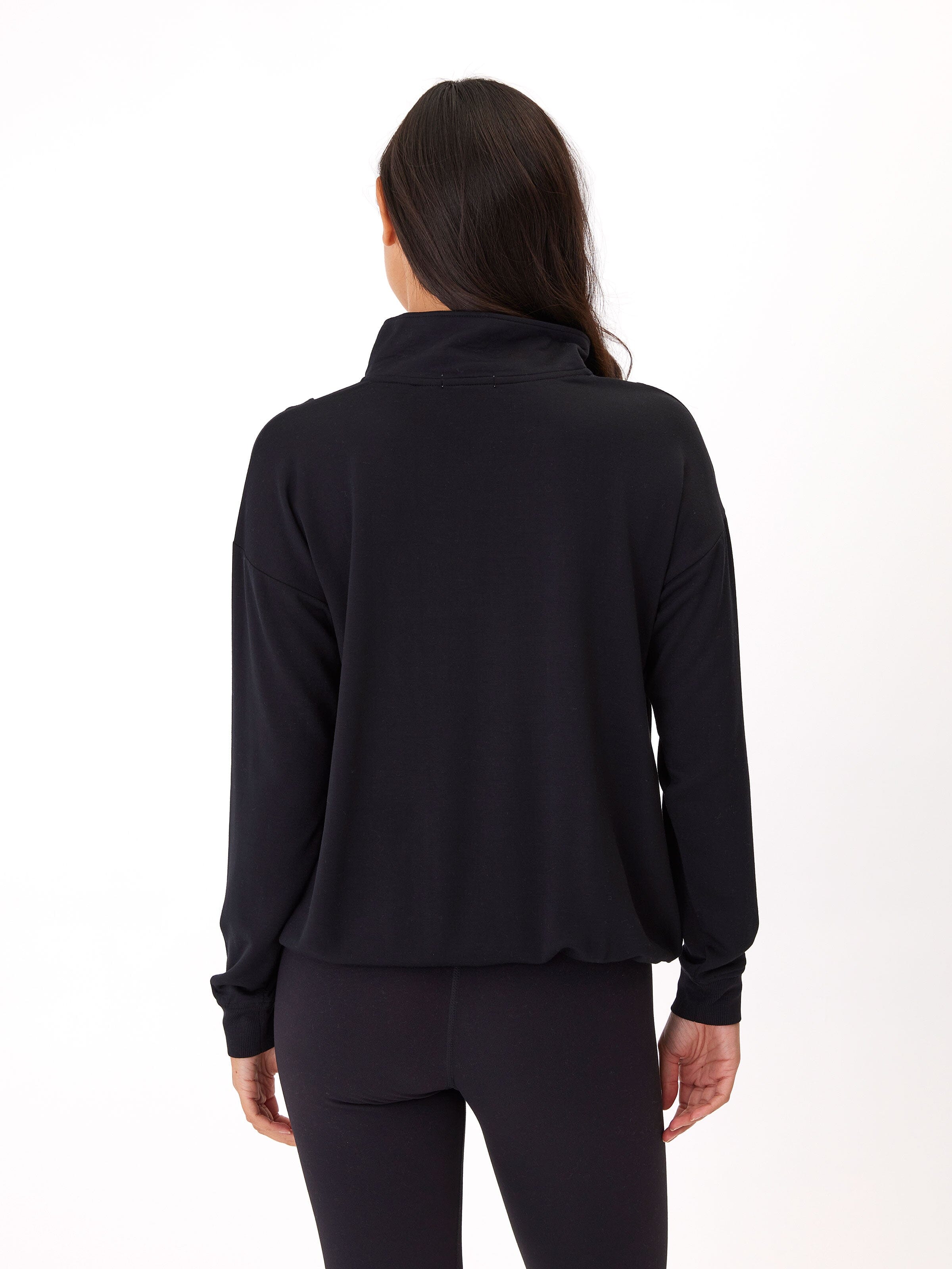 Nyla Feather Fleece Half Zip Pullover