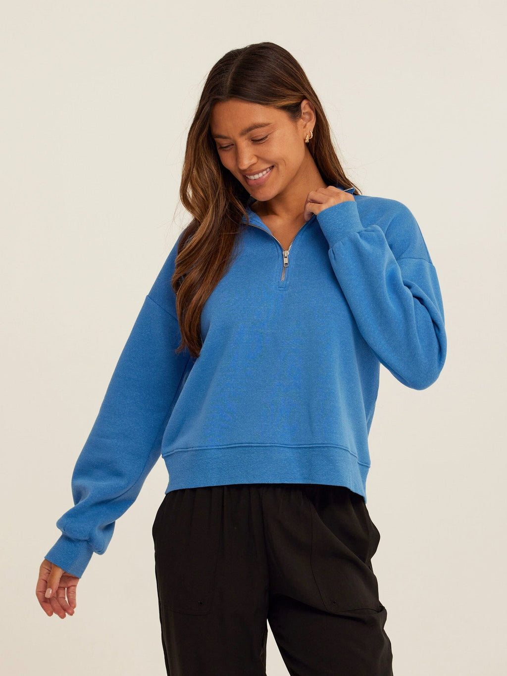 Constance Tribend Fleece Half Zip Pullover