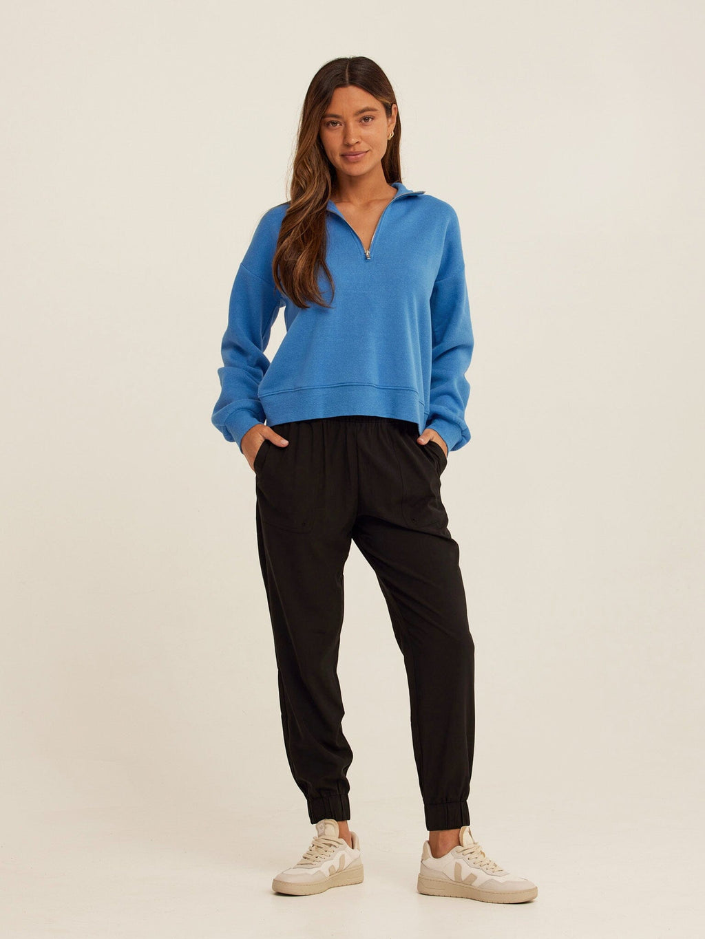 Constance Tribend Fleece Half Zip Pullover