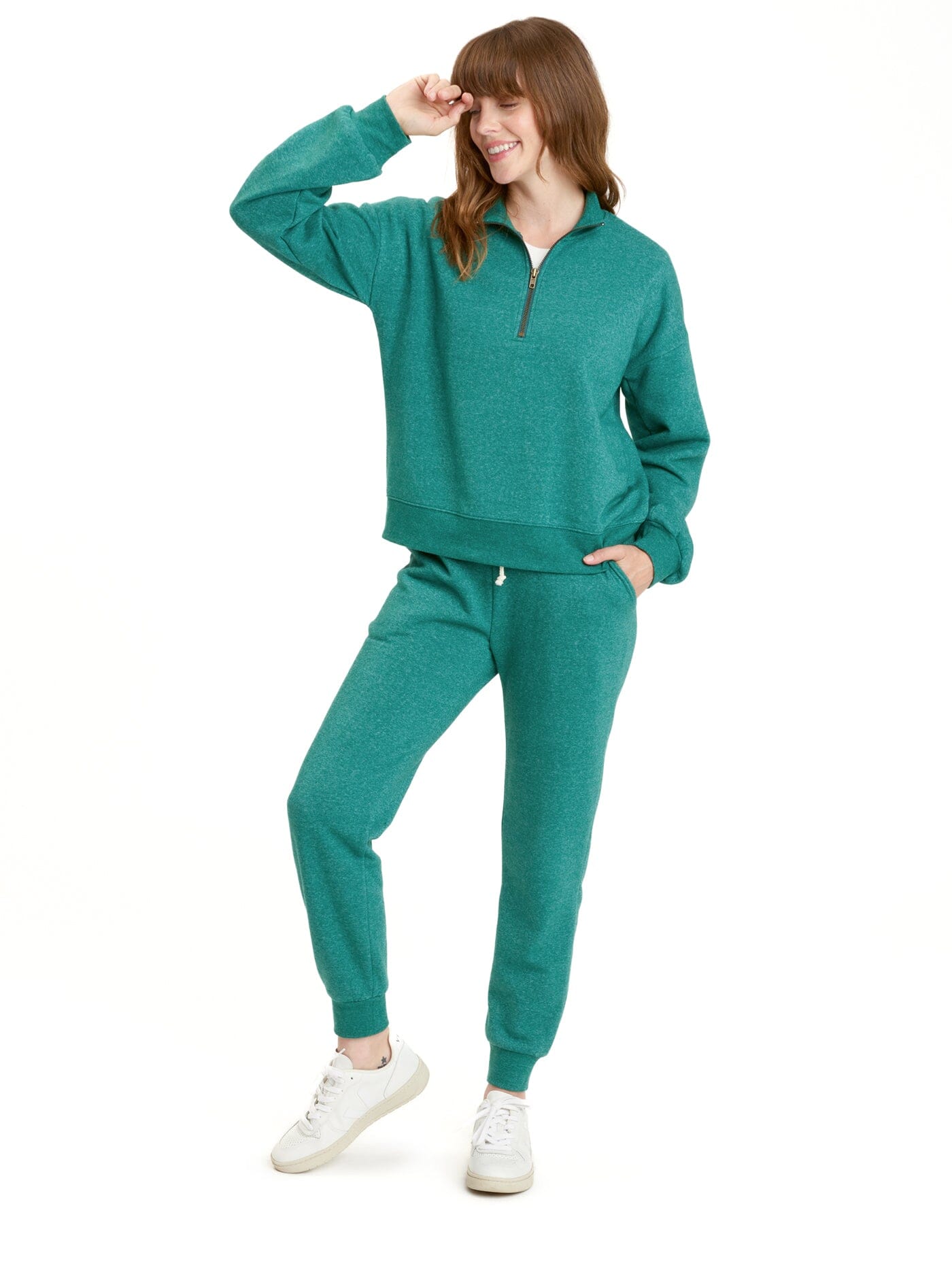 Constance Tribend Fleece Half Zip Pullover