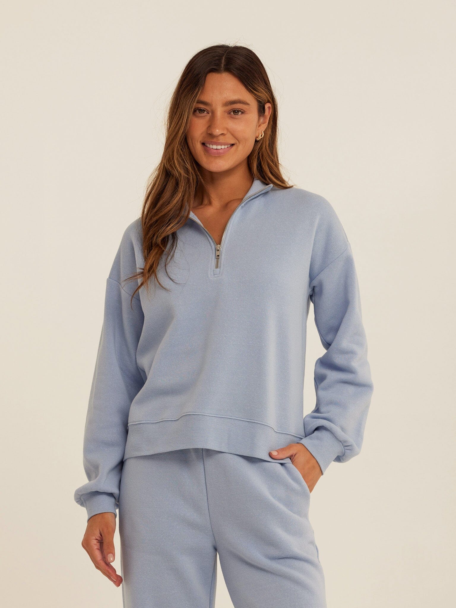 Constance Tribend Fleece Half Zip Pullover