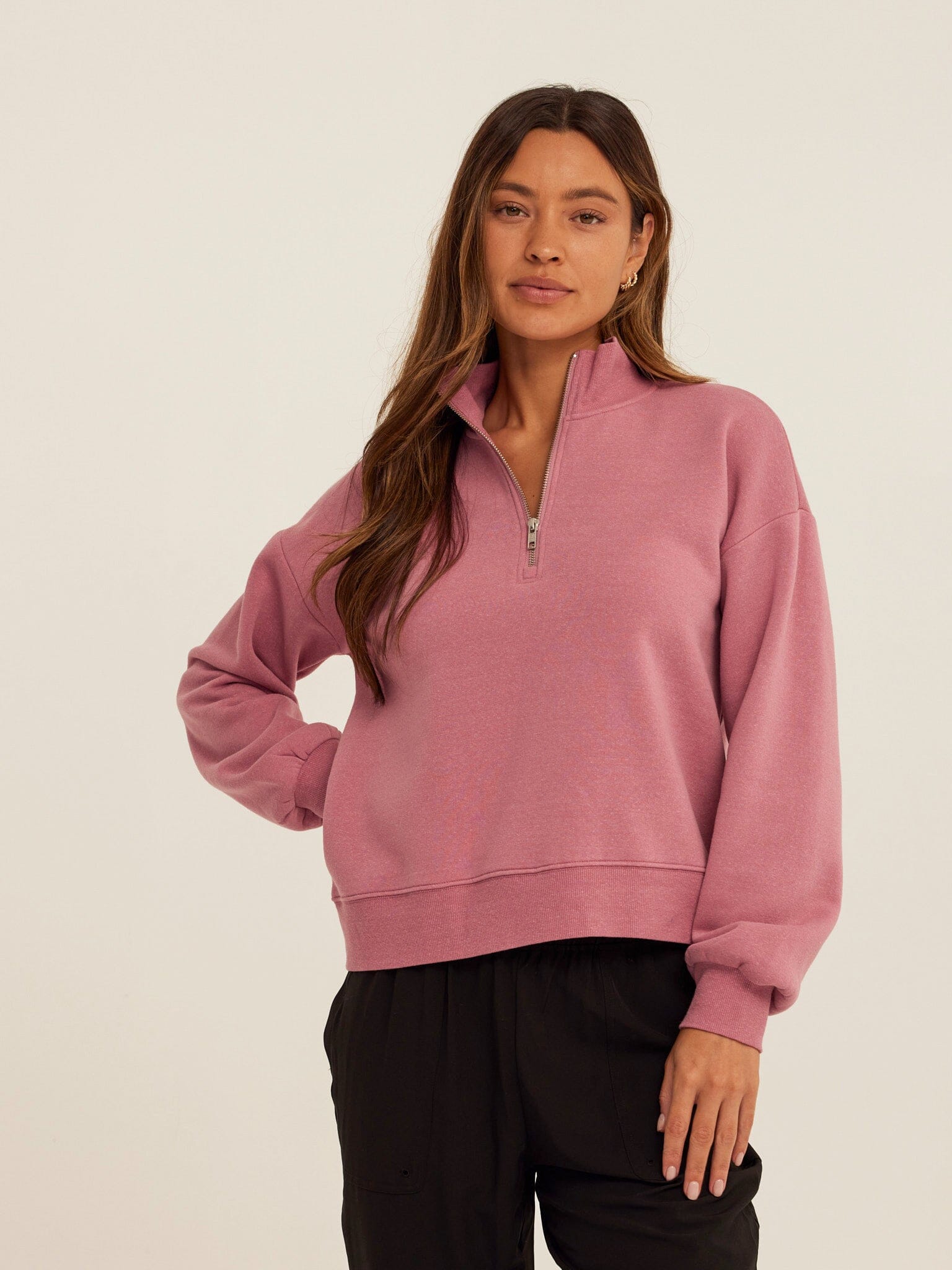 Constance Tribend Fleece Half Zip Pullover