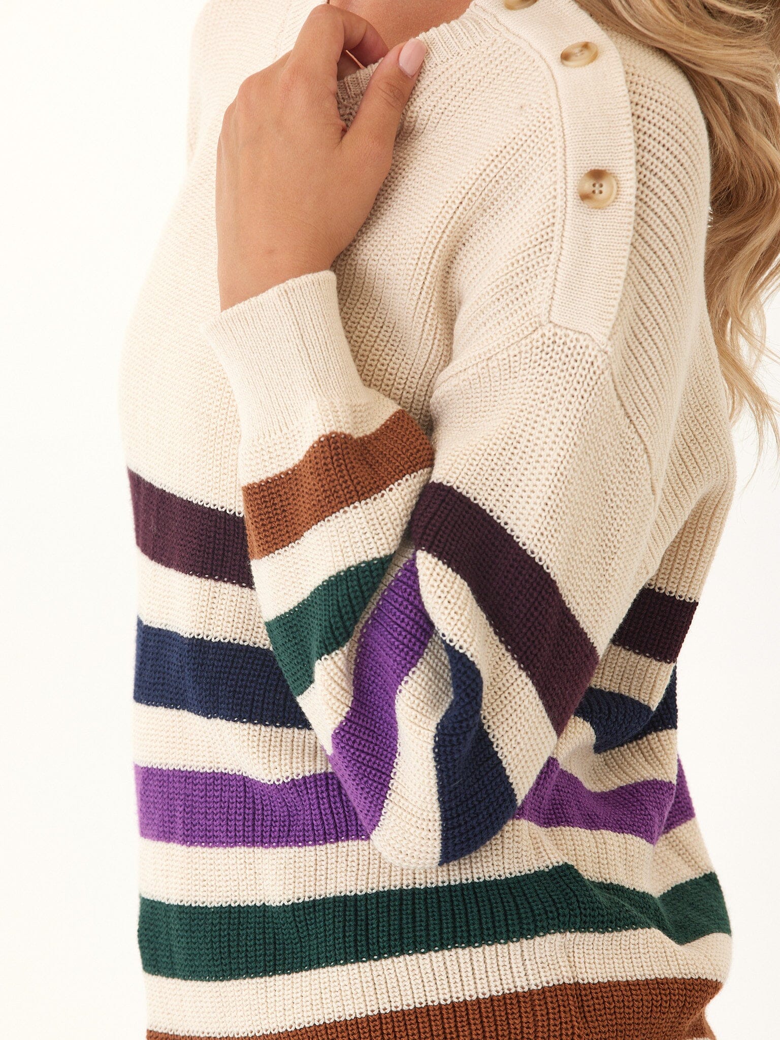 Simone Button Detail Sweater