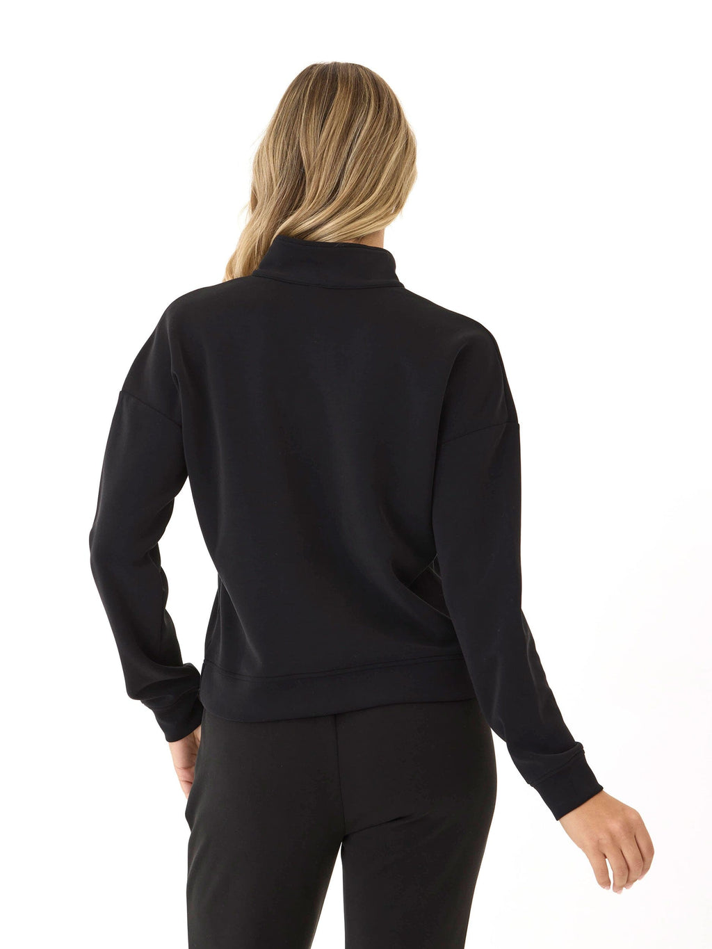 Drea Sueded Modal 1/4-Zip Jacket