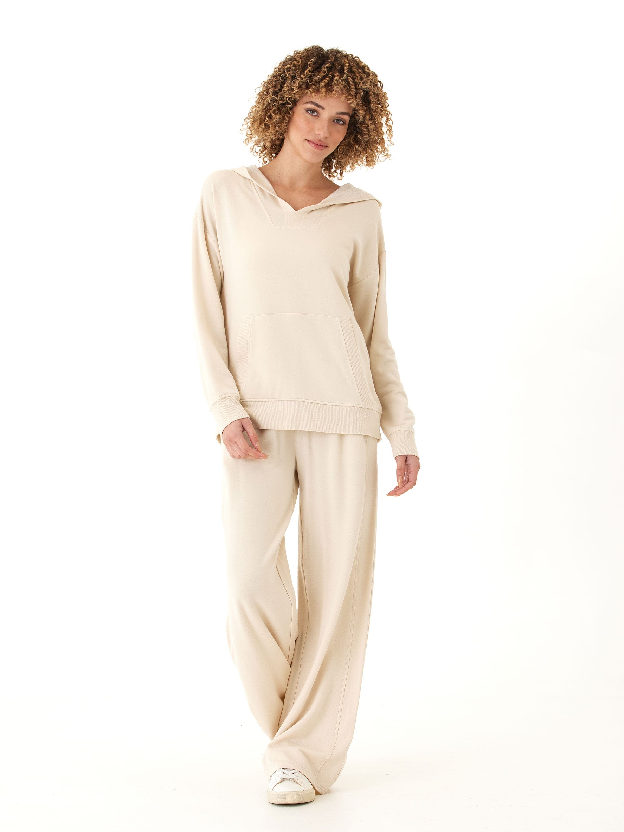 Raya Feather Fleece Pullover Hoodie