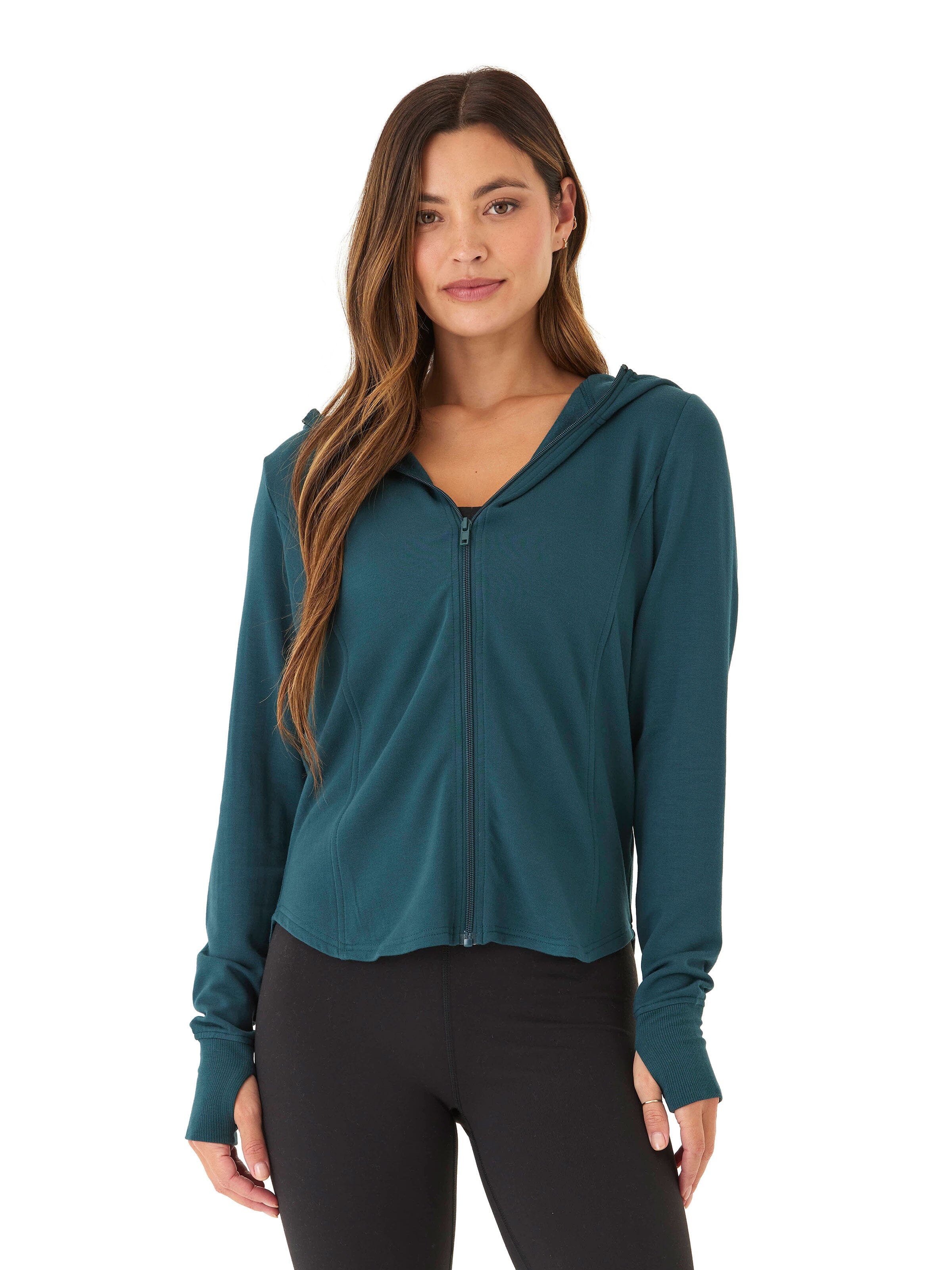 Ophelia Feather Fleece Zip Hoodie