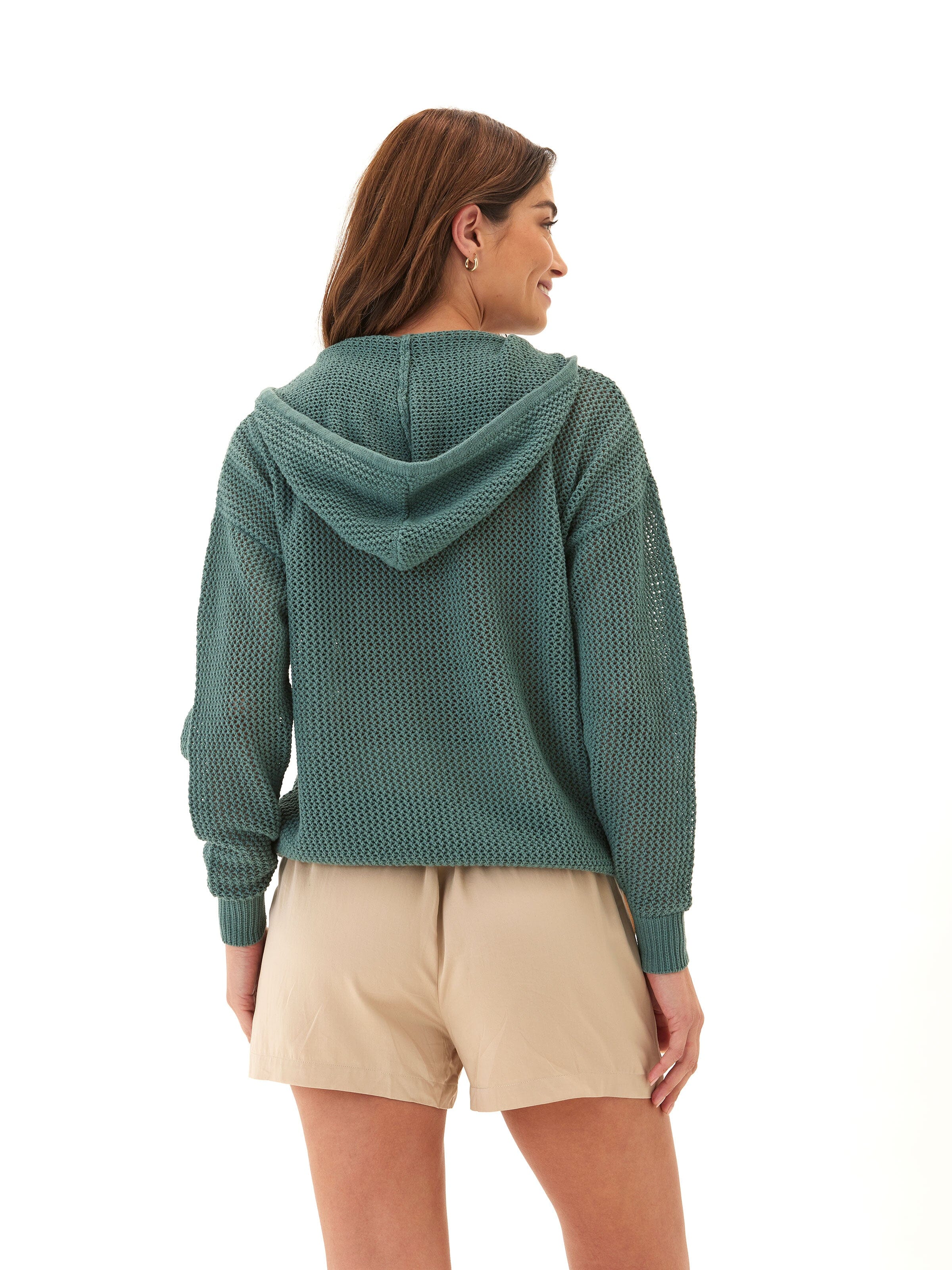 Laurel Beach Knit Pullover Hoodie