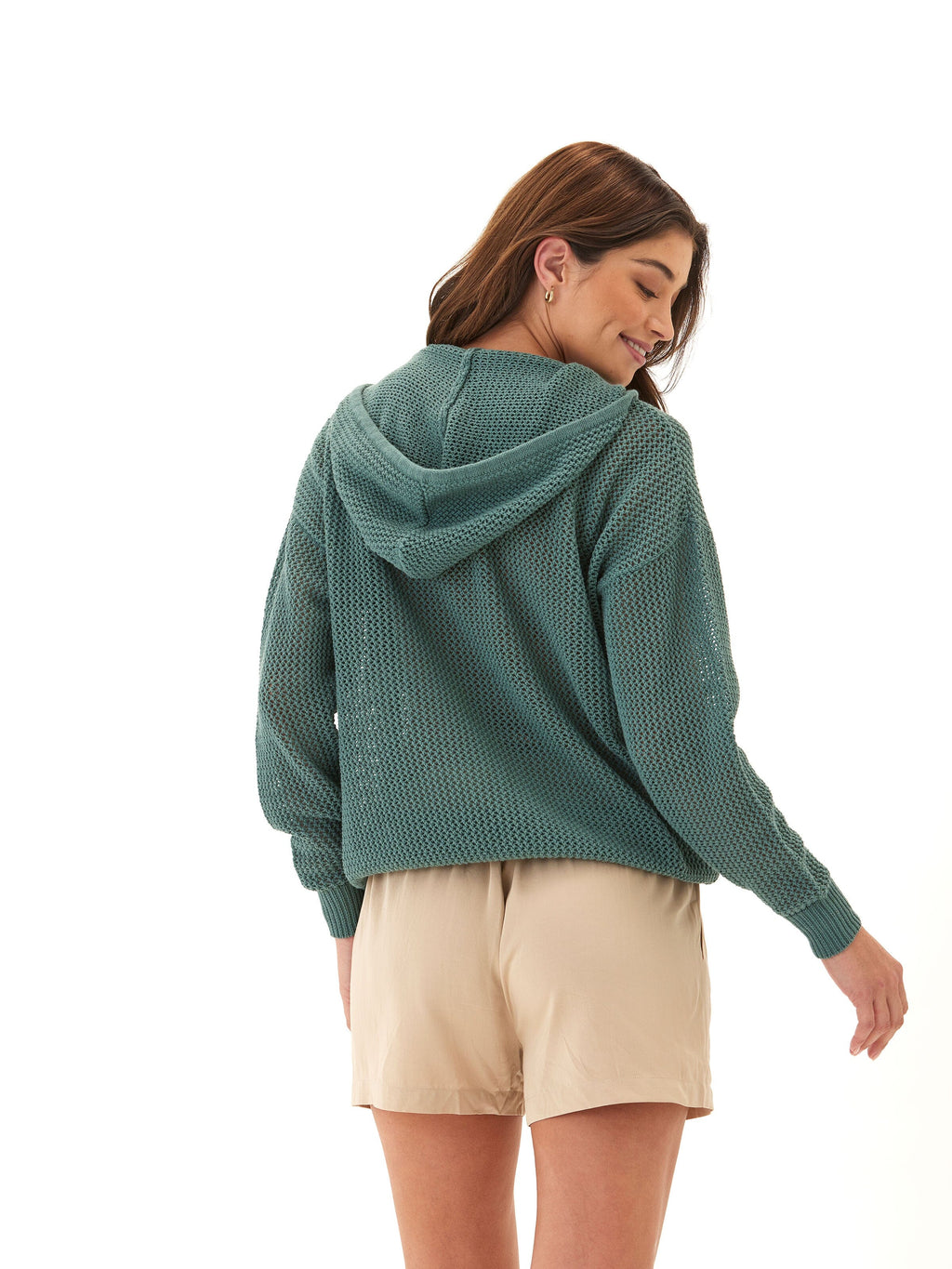 Laurel Beach Knit Pullover Hoodie