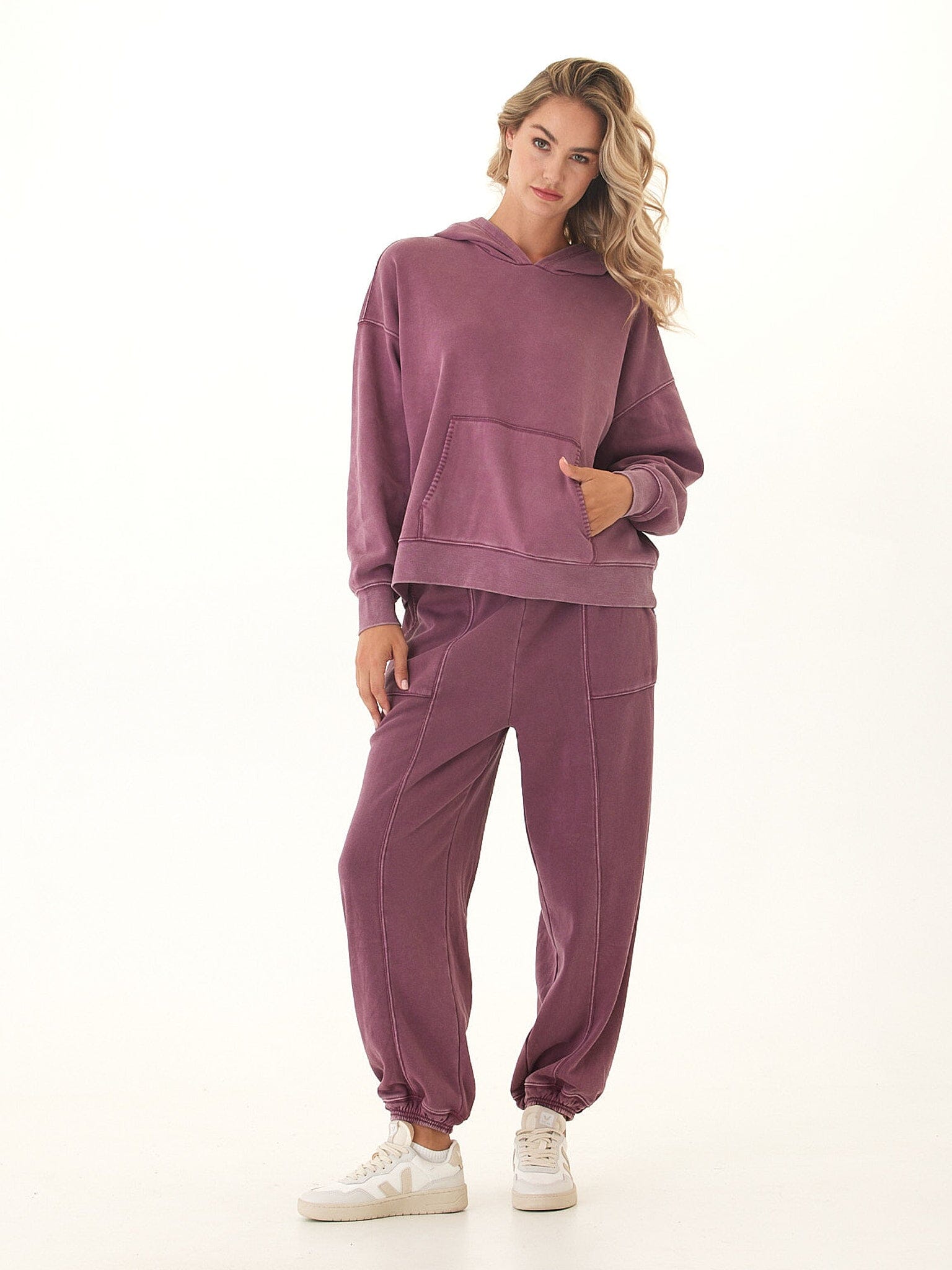 Lottie Mineral Wash CVC Fleece Jogger