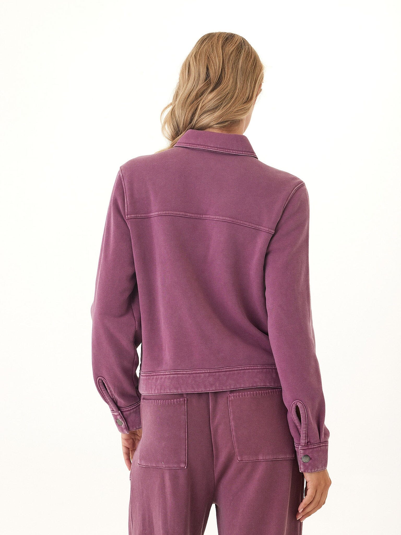 Abbey Mineral Wash CVC Fleece Jacket