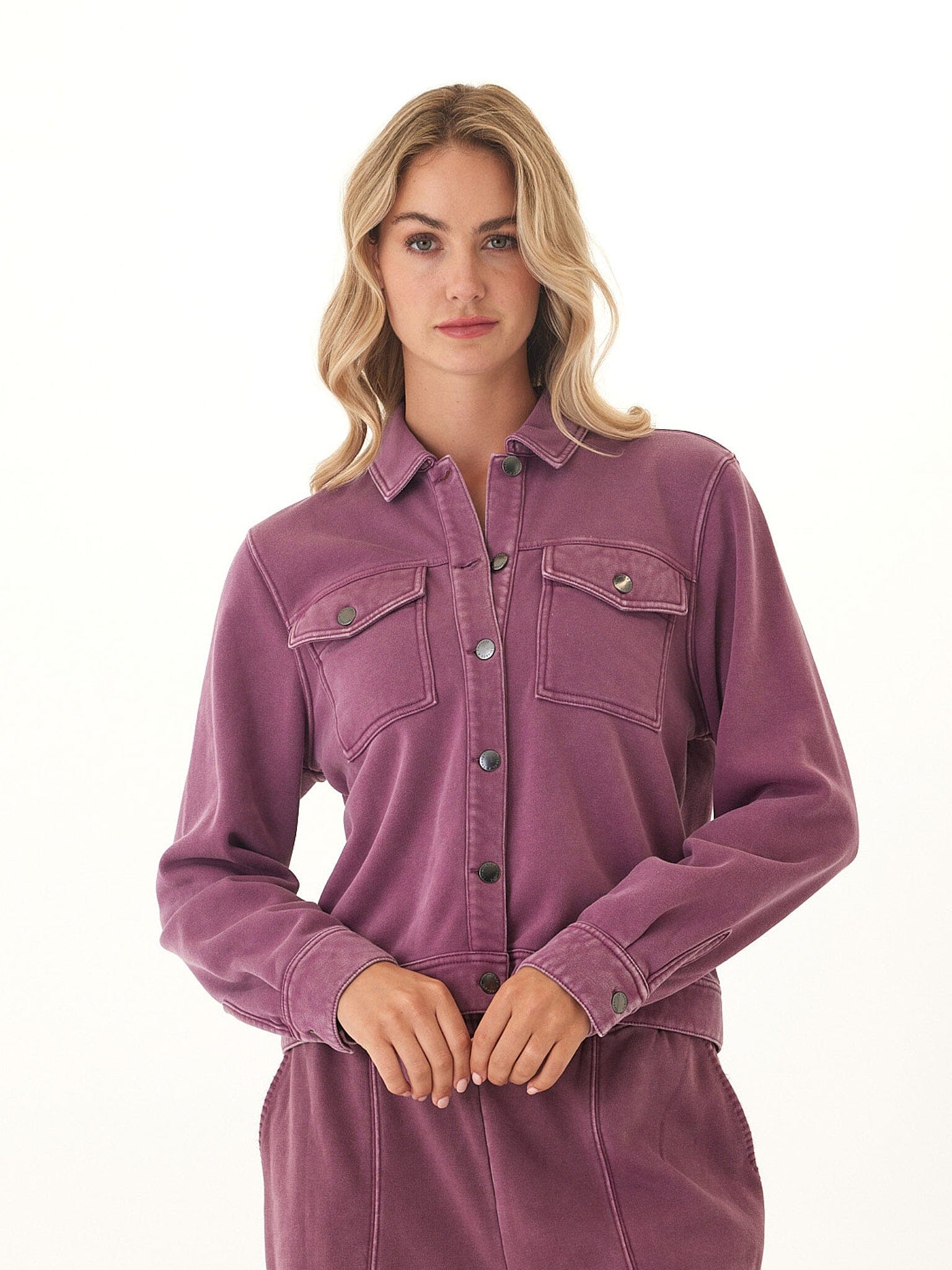 Abbey Mineral Wash CVC Fleece Jacket